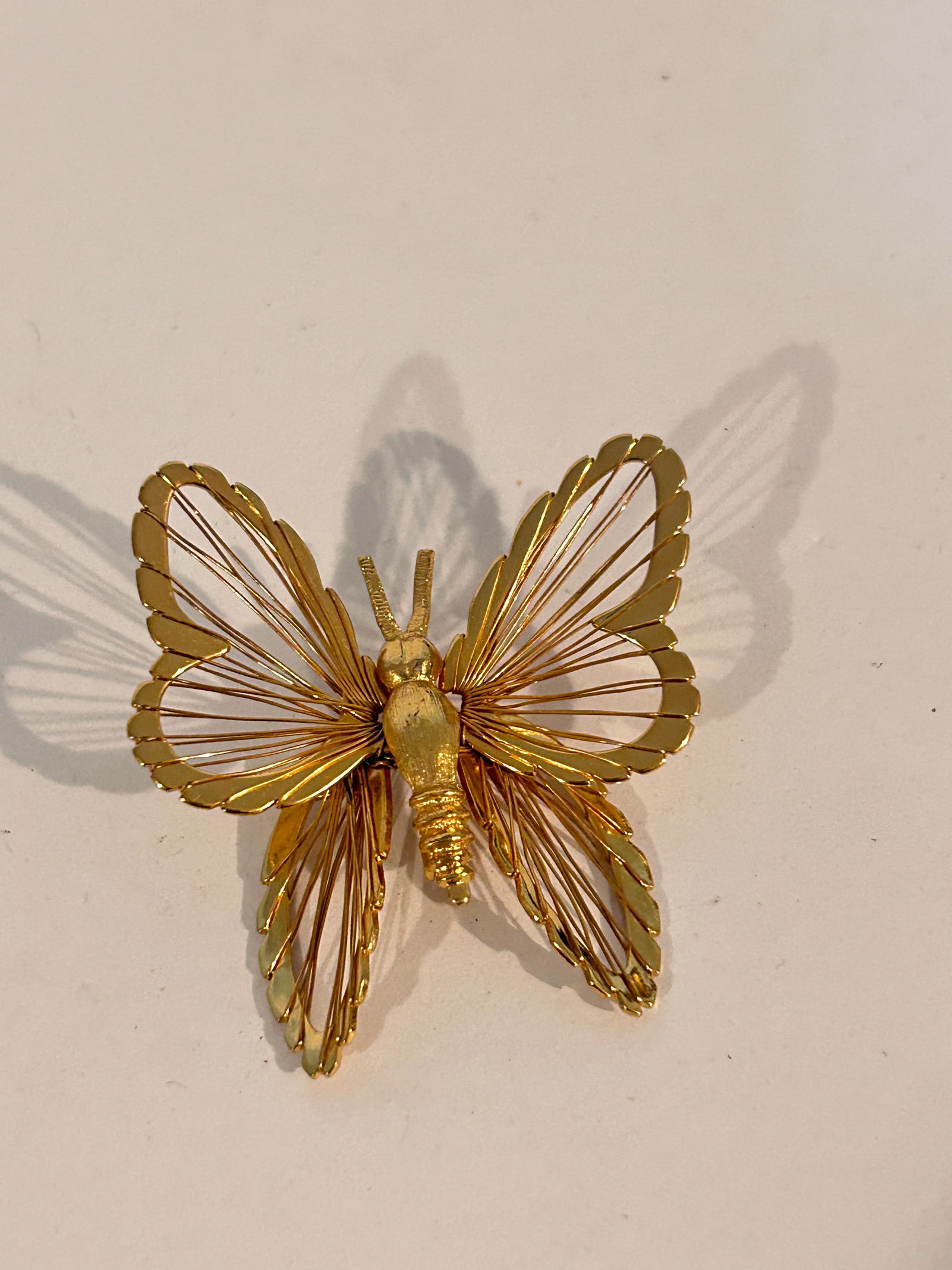 Vintage Gold tone butterfly Brooch: Vintage plastic floral Earrings Please view all photos as they are part of the description and condition of this Item, Feel free to contact me with questions or picture requests! Used Item AS IS Pleas