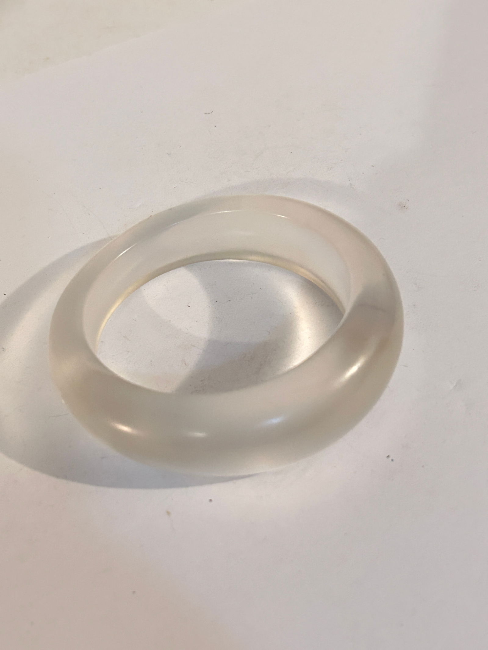 Vintage Thk Clear Acrylic Bracelet 8" (1 of 3)