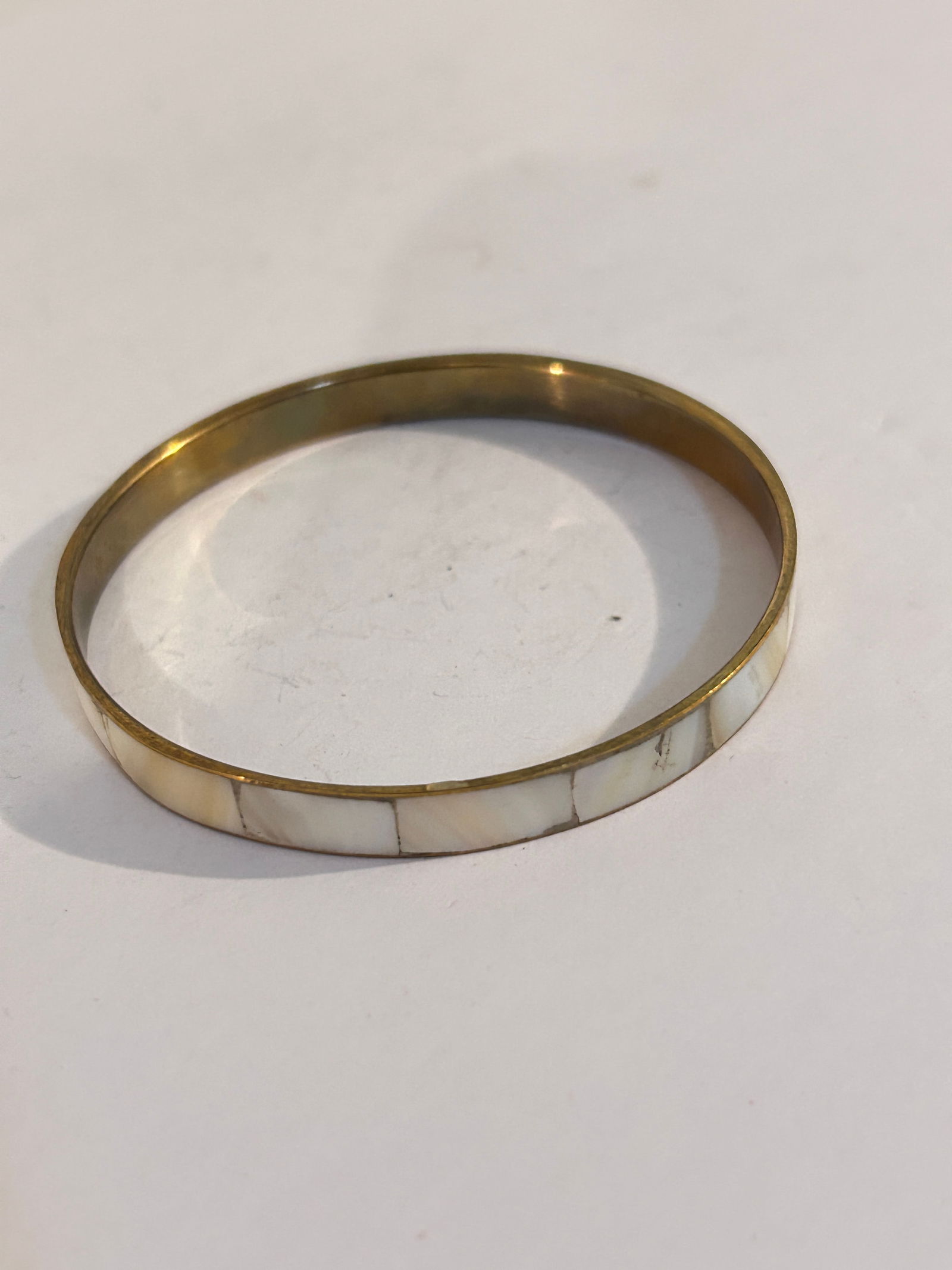 Vintage Mother of Pearl cuff Bracelet 7": Vintage Mother of Pearl cuff Bracelet 7" Please view all photos as they are part of the description and condition of this Item, Feel free to contact me with questions or picture requests! Used Item AS