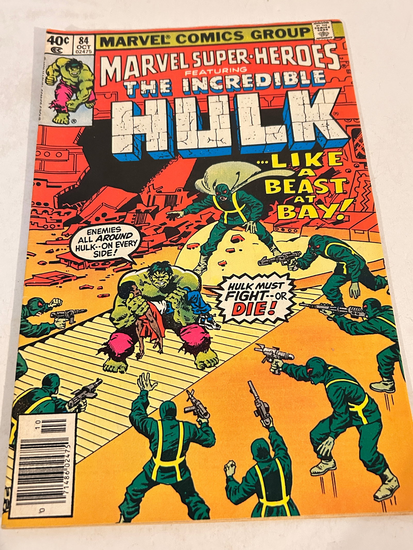 Vintage Comic Book Mavel Super - Heroes # 84: Vintage Comic Book Mavel Super - Heroes # 84 Please view all photos as they are part of the description and condition of this Item, Feel free to contact me with questions or picture requests! Used Ite