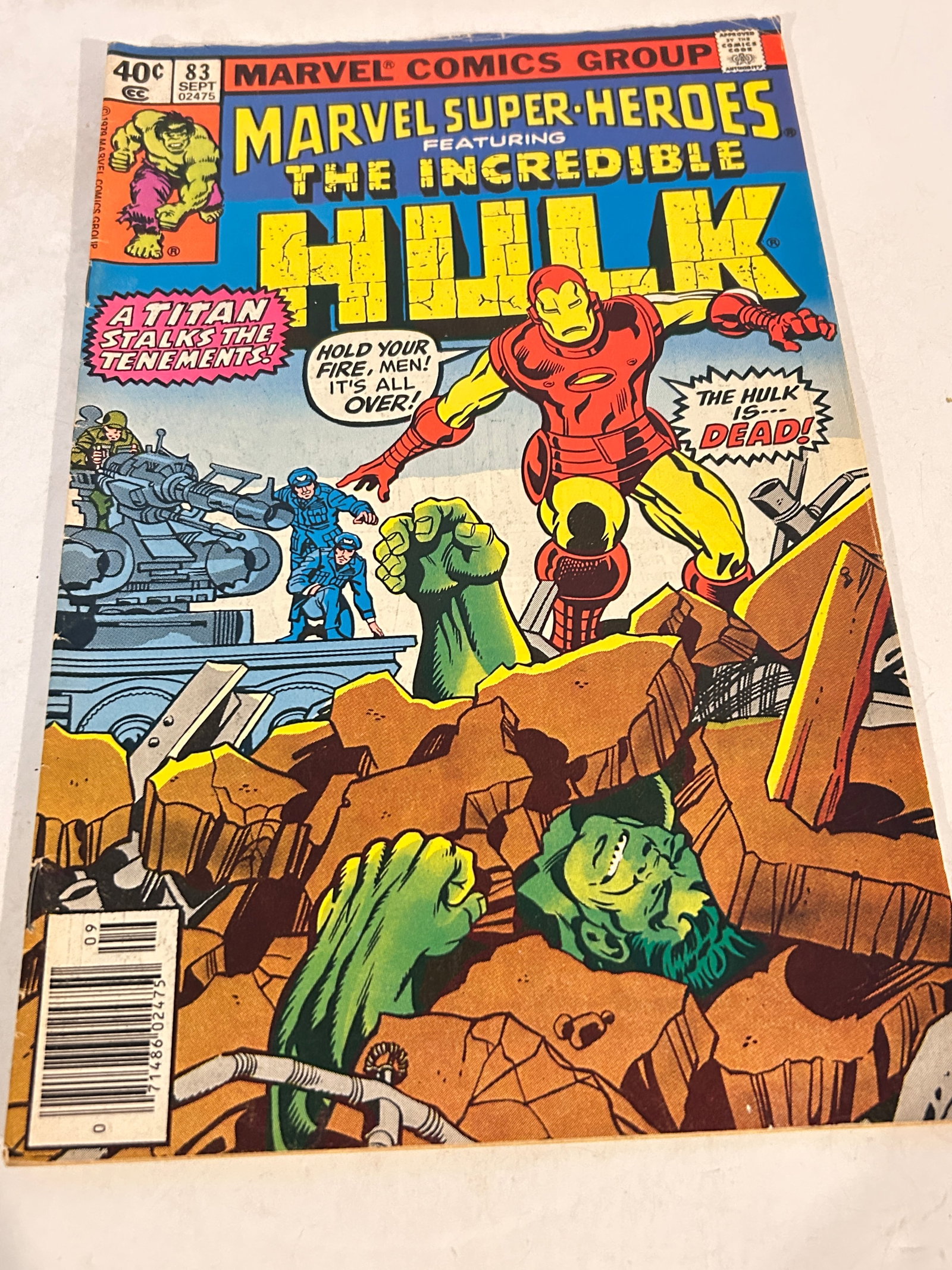 Vintage Comic Book Mavel Super - Heroes # 83: Vintage Comic Book Mavel Super - Heroes # 83 Please view all photos as they are part of the description and condition of this Item, Feel free to contact me with questions or picture requests! Used Ite