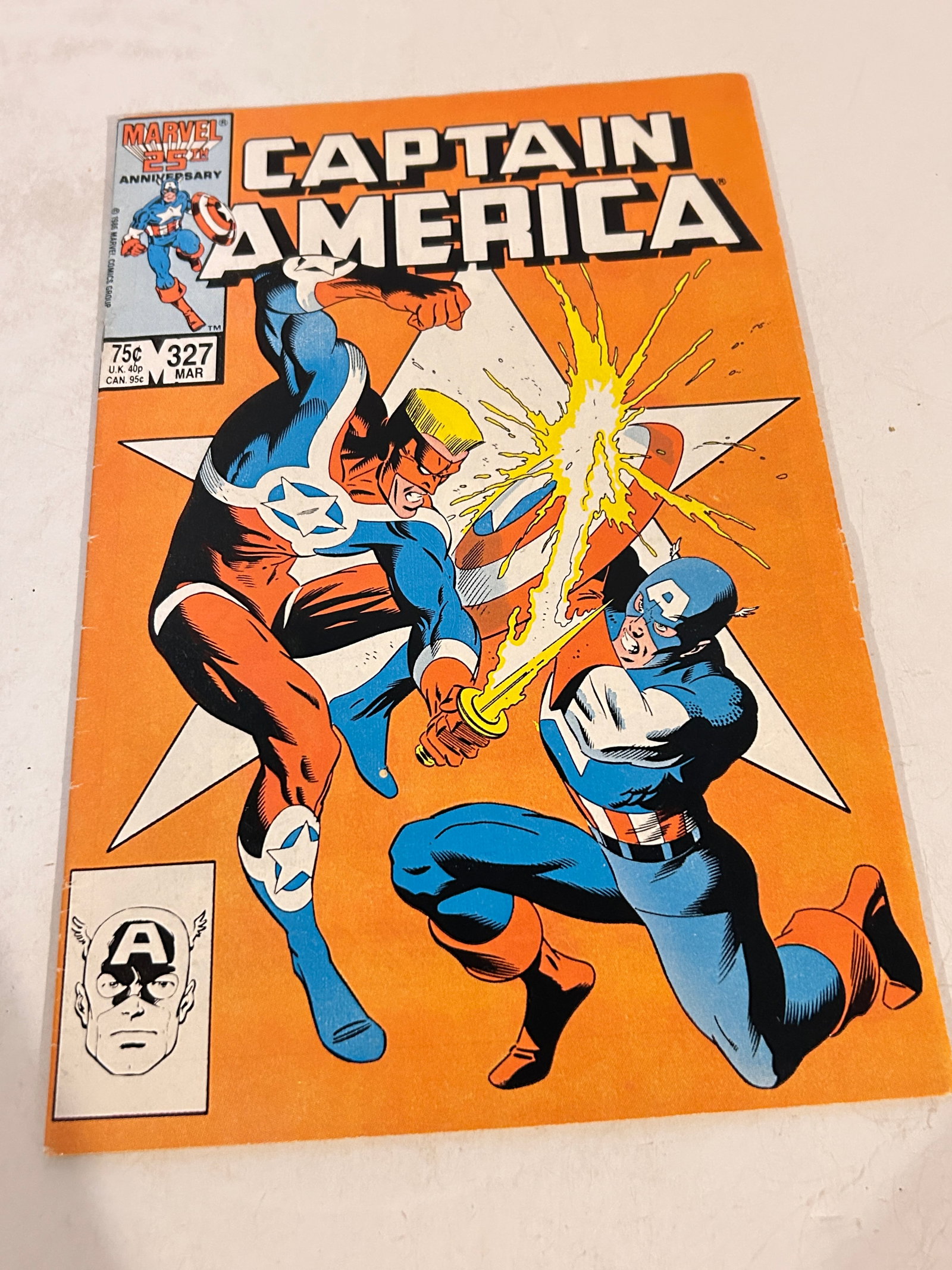 Vintage Comic Book Captain America # 327: Vintage Comic Book Captain America # 327 Please view all photos as they are part of the description and condition of this Item, Feel free to contact me with questions or picture requests! Used Item AS