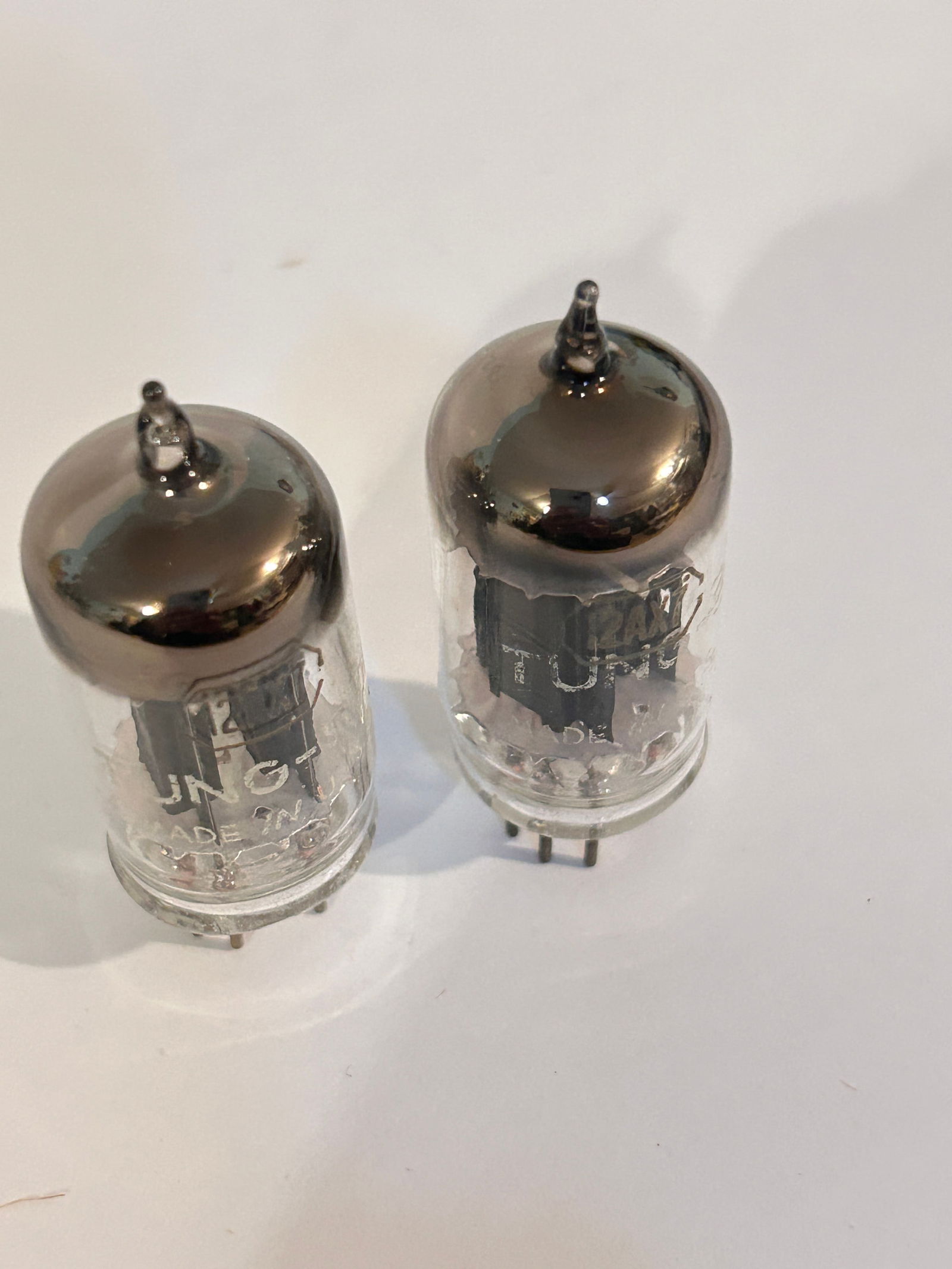 2 Vintage Vacuum Tubes Tung-Sol 12AX7 (1 of 4)
