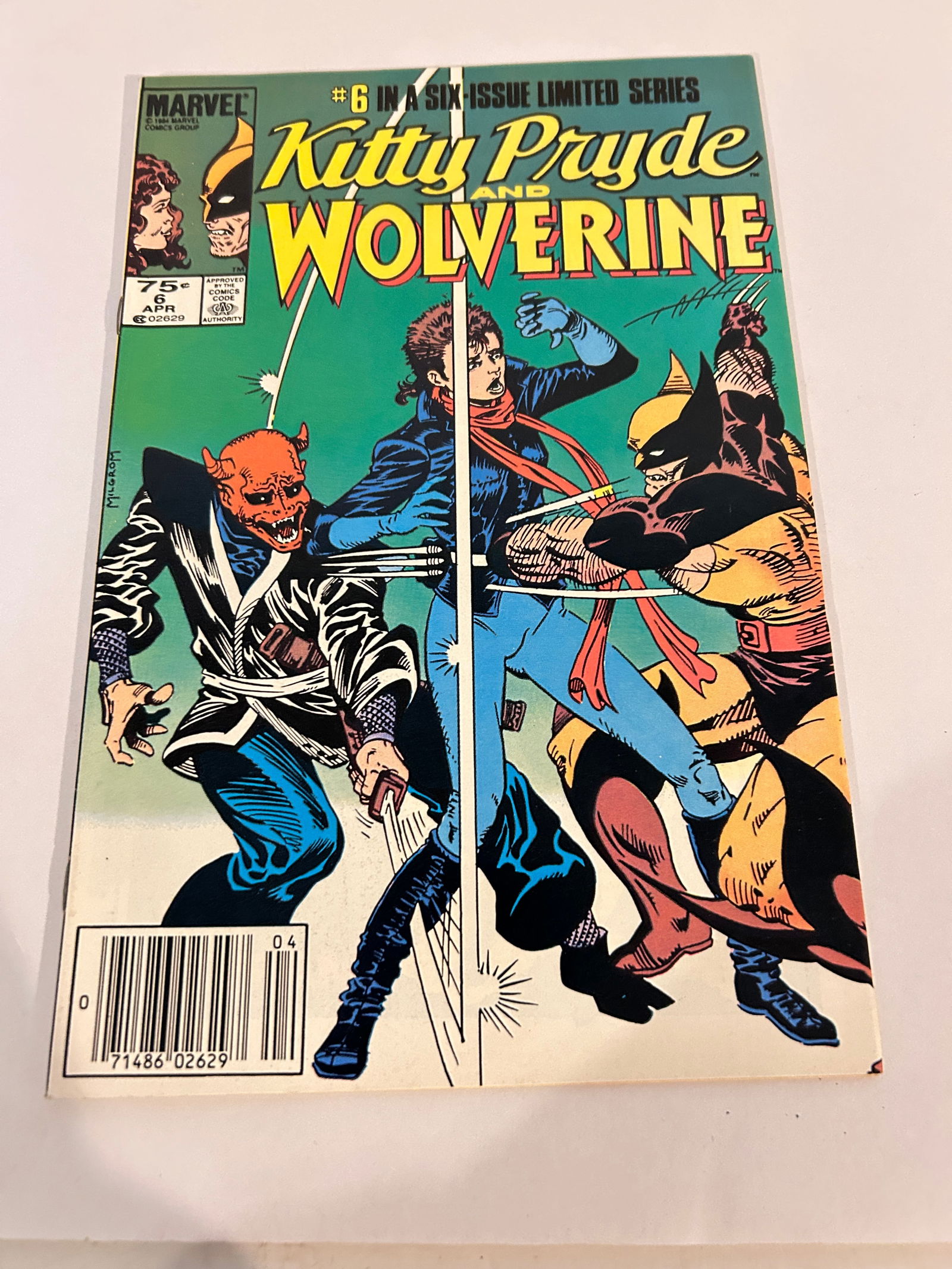 Vintage Comic Book Kitty Pride & Wolverine #  6 (1 of 2)
