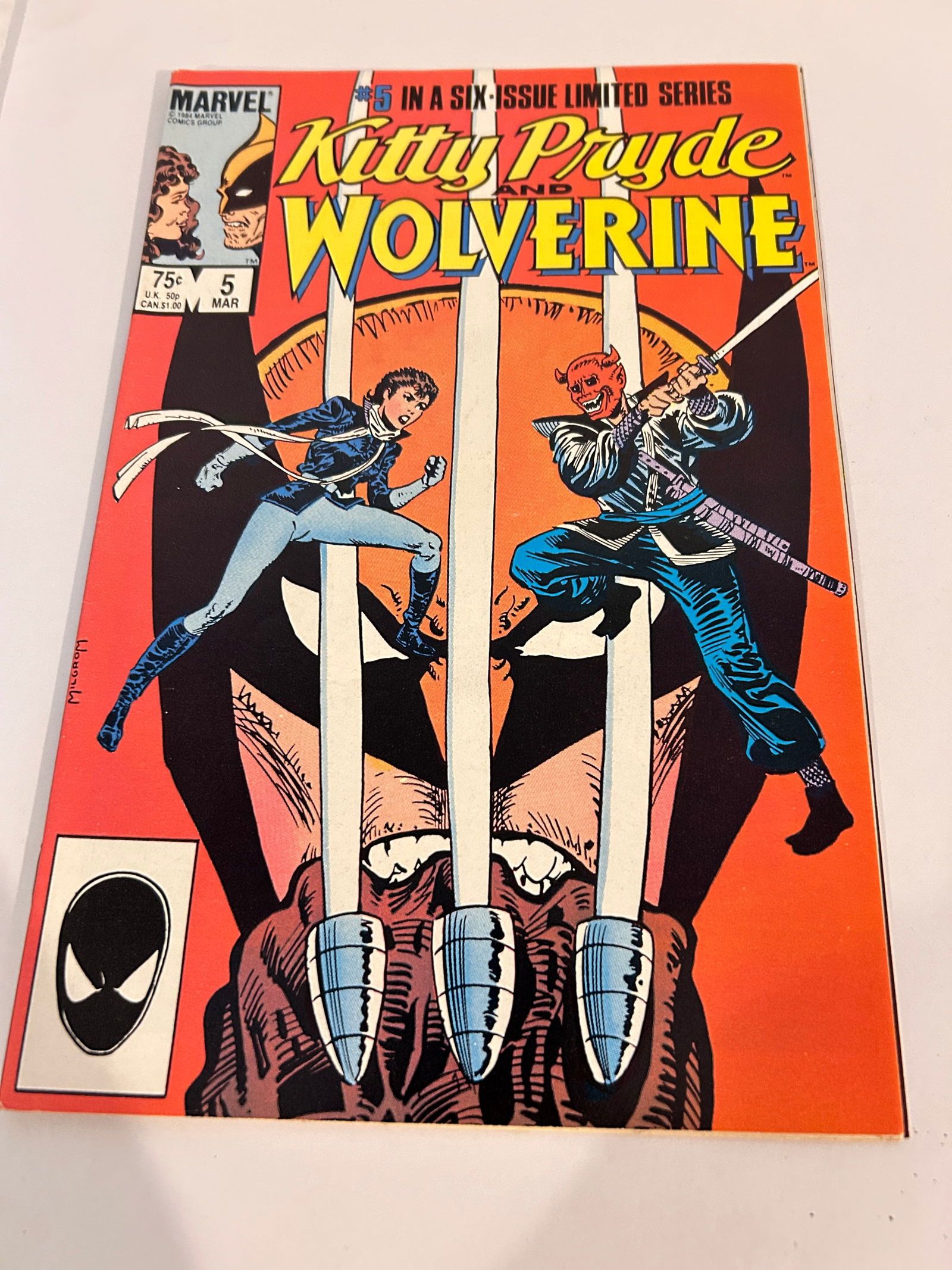 Vintage Comic Book Kitty Pride & Wolverine #  5 (1 of 2)