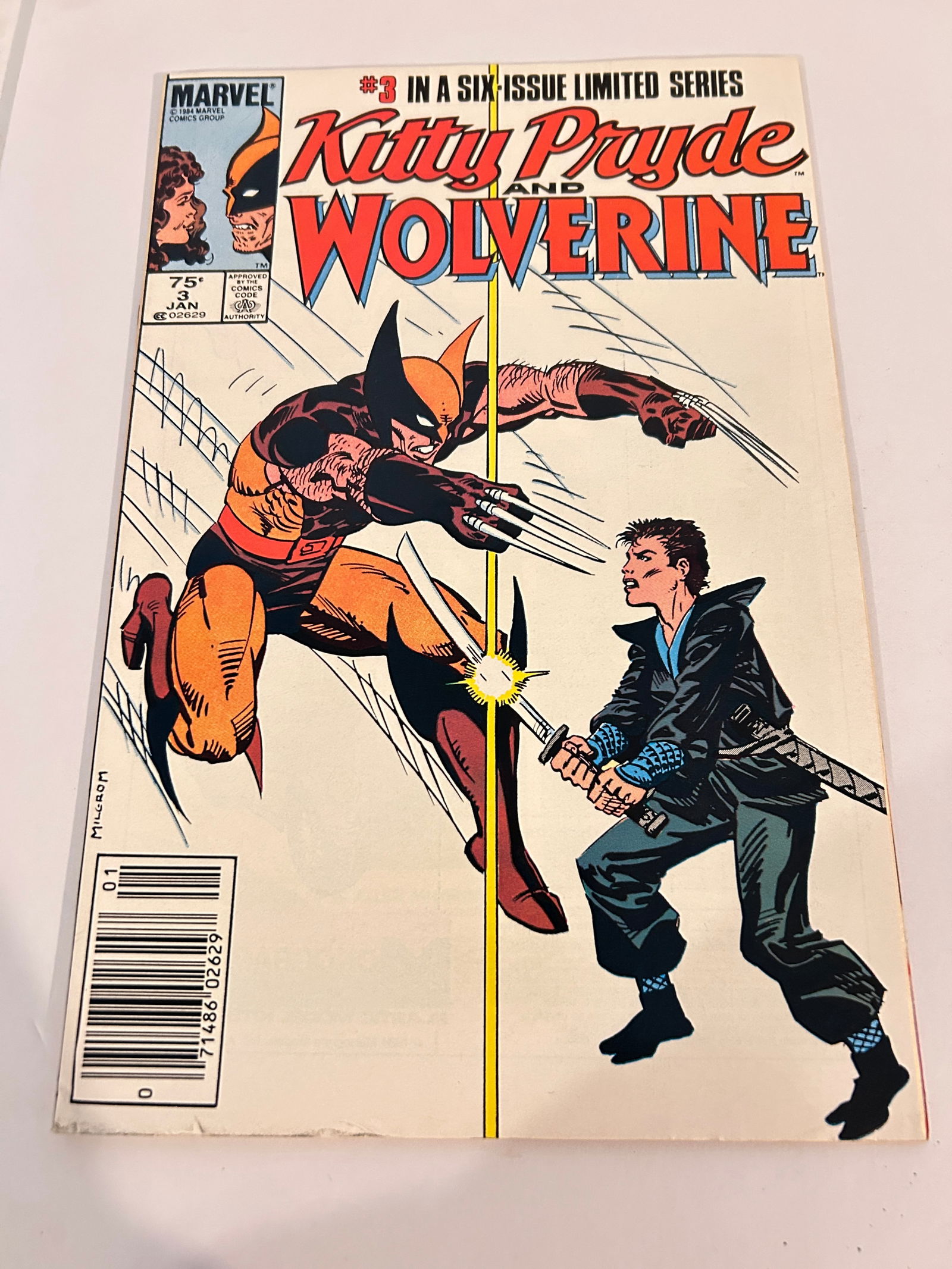 Vintage Comic Book Kitty Pride & Wolverine #  3 (1 of 2)