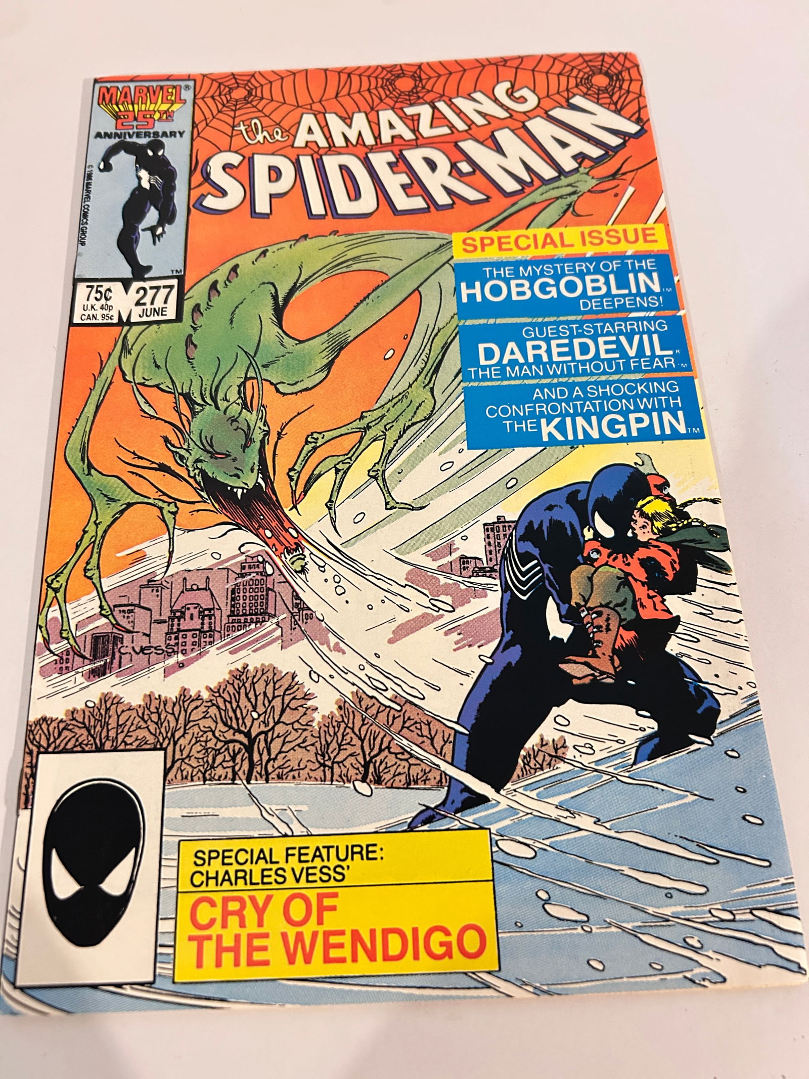 Vintage Comic Book the Amazing Spider-Man # 277 (1 of 2)