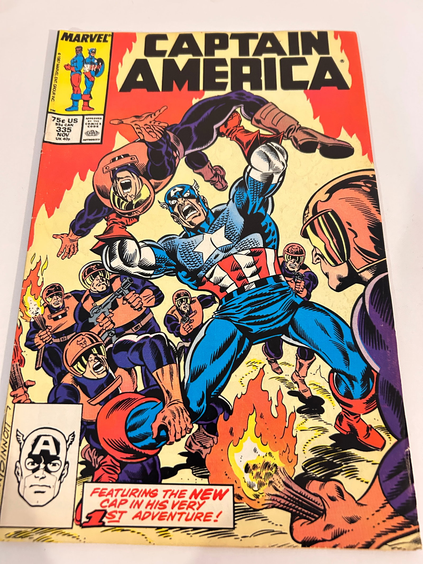 Vintage Comic Book # 335 Captain America: Vintage Comic Book # 335 Captain America Please view all photos as they are part of the description and condition of this Item, Feel free to contact me with questions or picture requests! Used Item AS