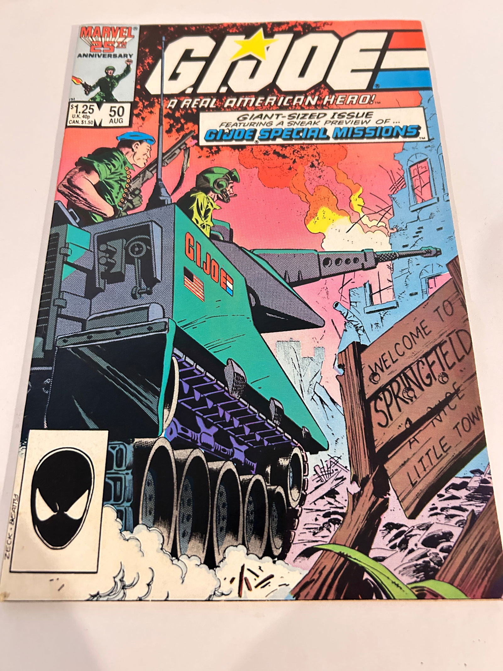 Vintage Comic Book G.I.JOE # 50 (1 of 2)