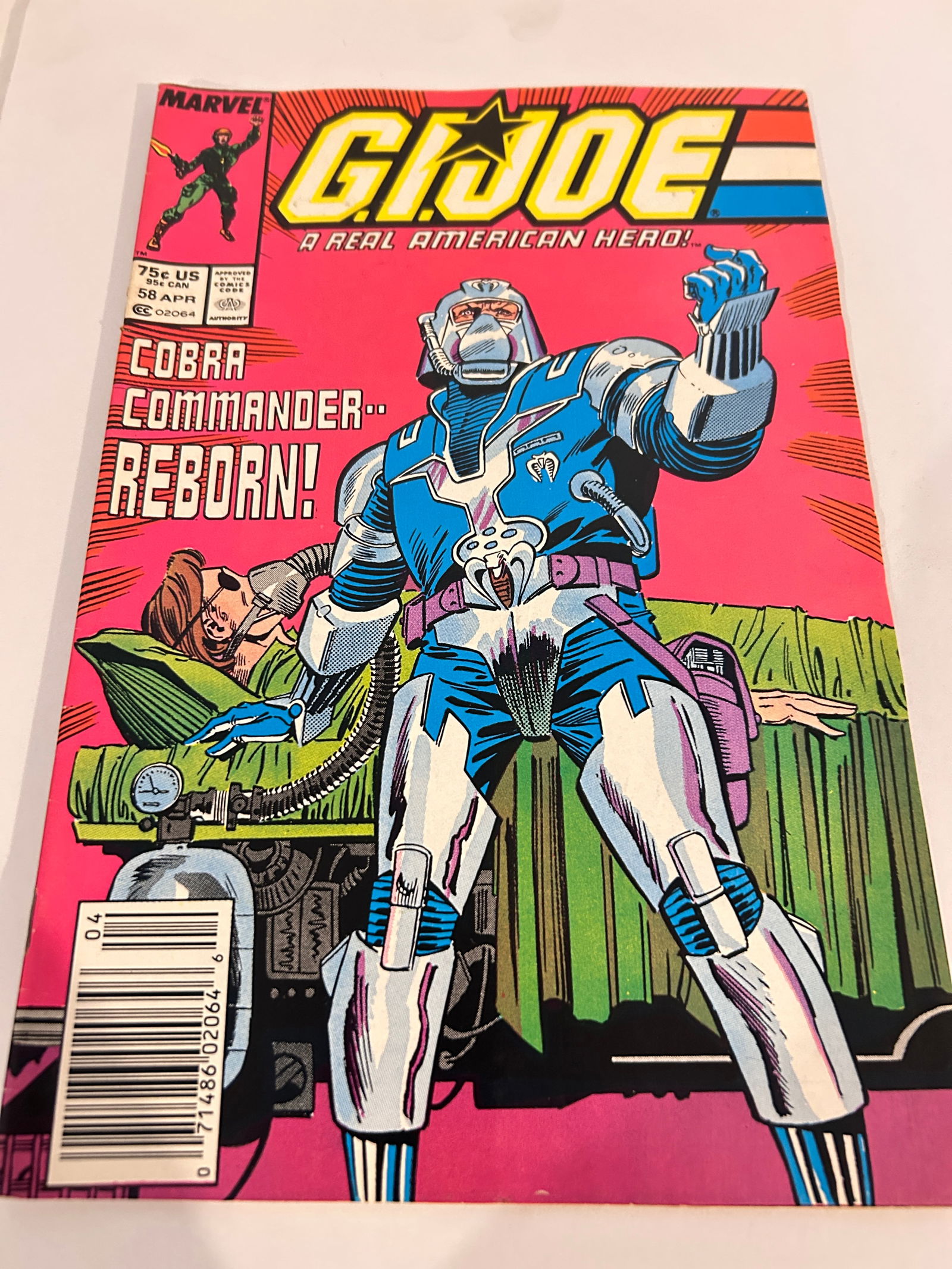 Vintage Comic Book G.I.JOE # 58 (1 of 2)
