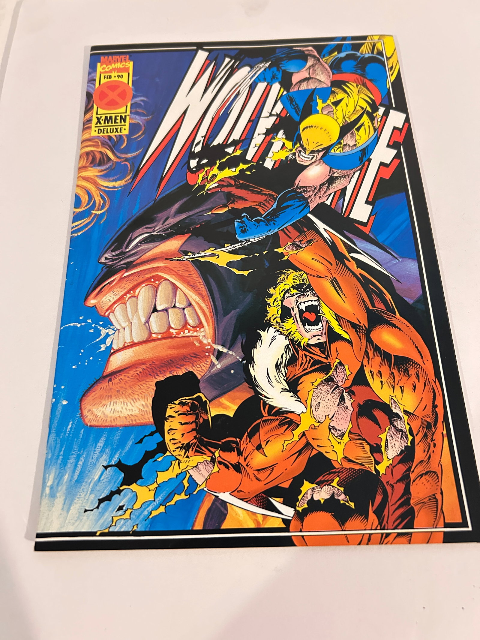 Vintage Comic Book # 90 Wolverene Deluxe: Vintage Comic Book # 90 Wolverene Deluxe Please view all photos as they are part of the description and condition of this Item, Feel free to contact me with questions or picture requests! Used Item AS