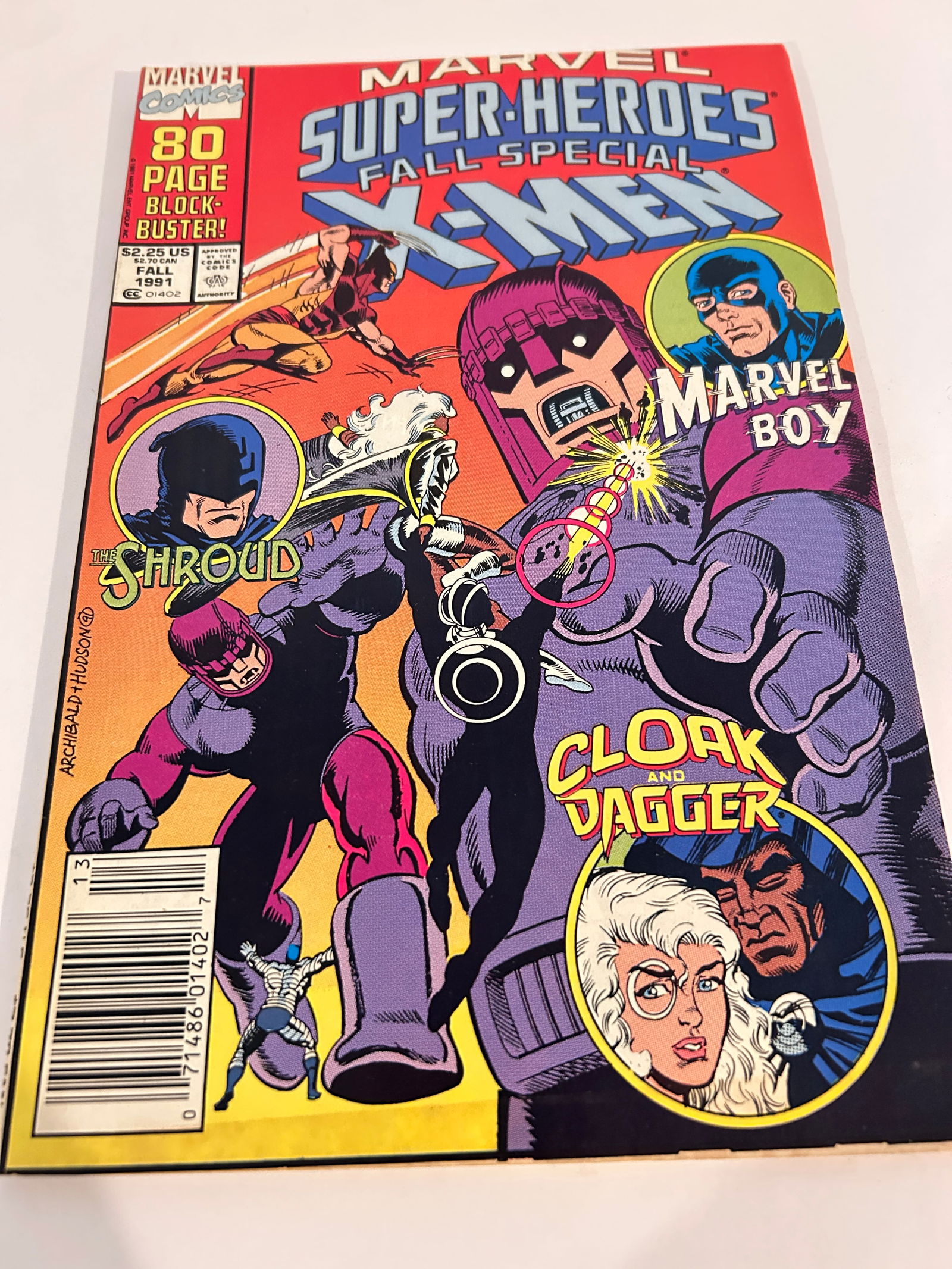 Vintage Comic Book Marvel Super Heroes 1991 Fall Special X-Men (1 of 2)