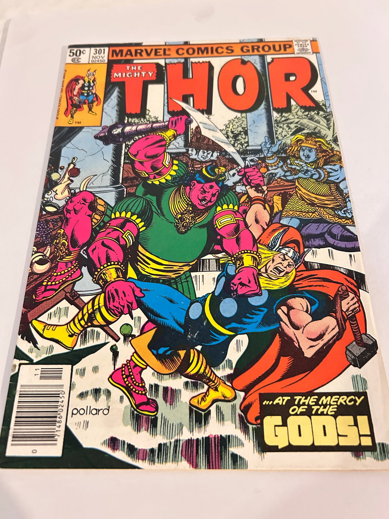 Vintage Comic Book Mighty Thor # 301: Vintage Comic Book Mighty Thor # 301 Please view all photos as they are part of the description and condition of this Item, Feel free to contact me with questions or picture requests! Used Item AS IS