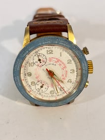 Vintage Cimier blue Sport Men's Wristwatch Lapanouse movement