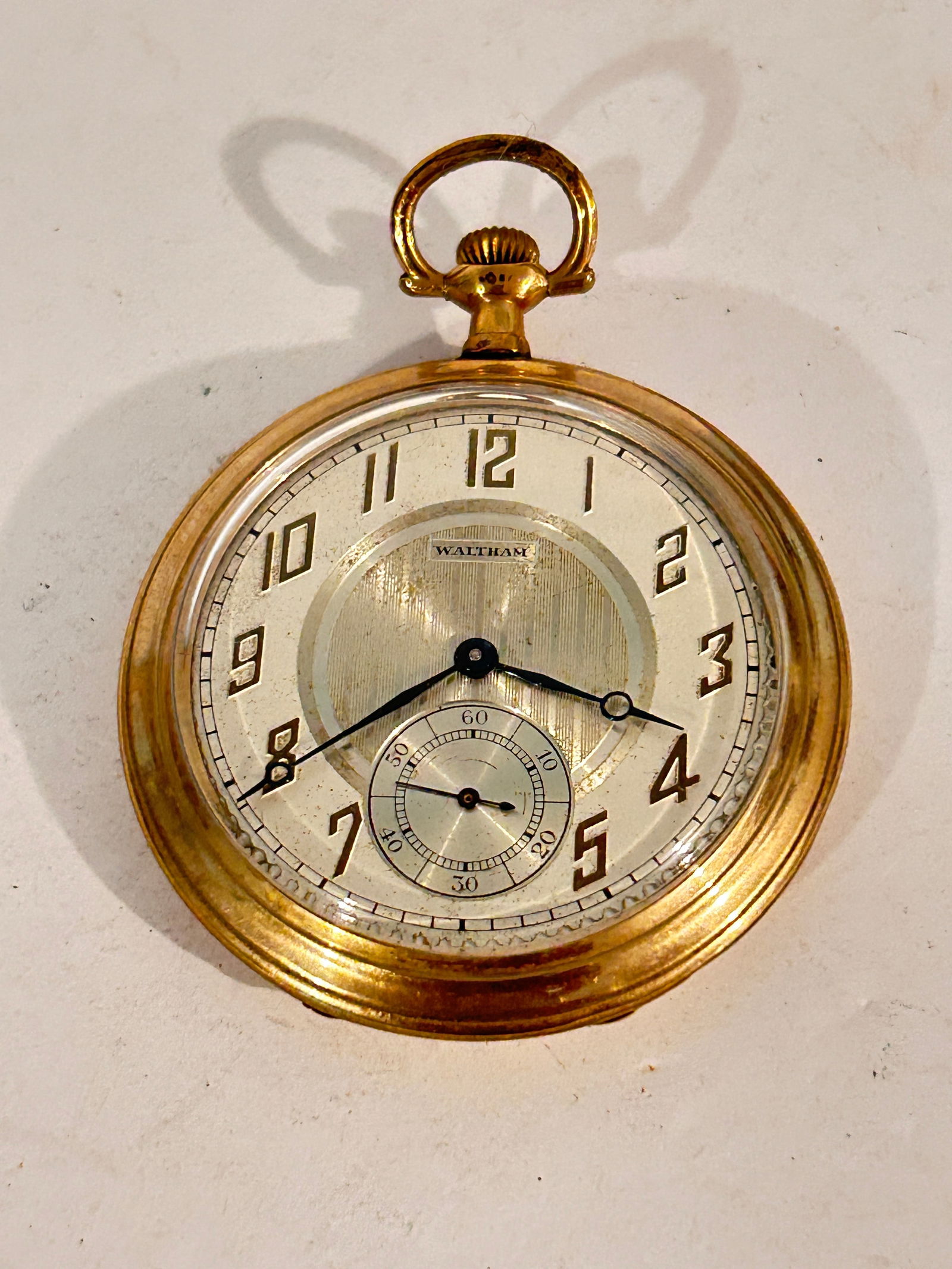 Vintage Colonial Waltham 17 Jewels working Pocket Watch (1 of 4)