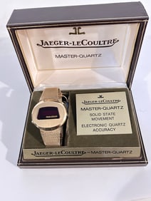 Vintage Jaeger LeCoultre Master Quartz Vintage Men’s working Rare Watch New.