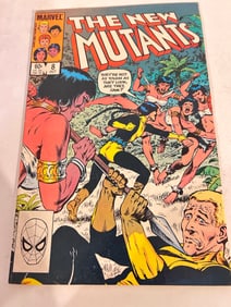 Vintage Comic Book The New Mutants # 8