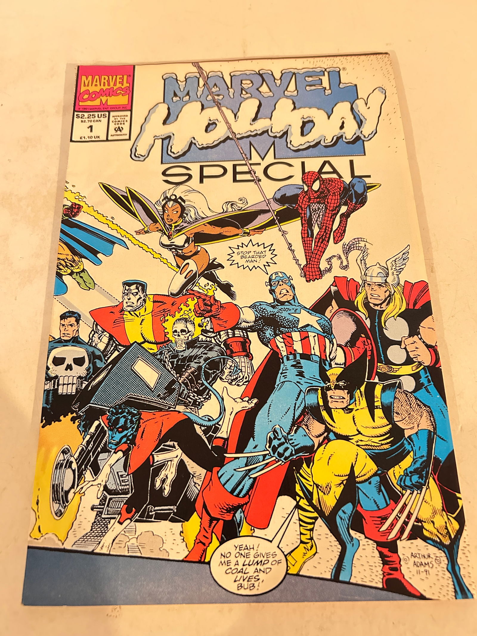 Vintage Comic Book Marvel Holiday Special # 1 (1 of 2)