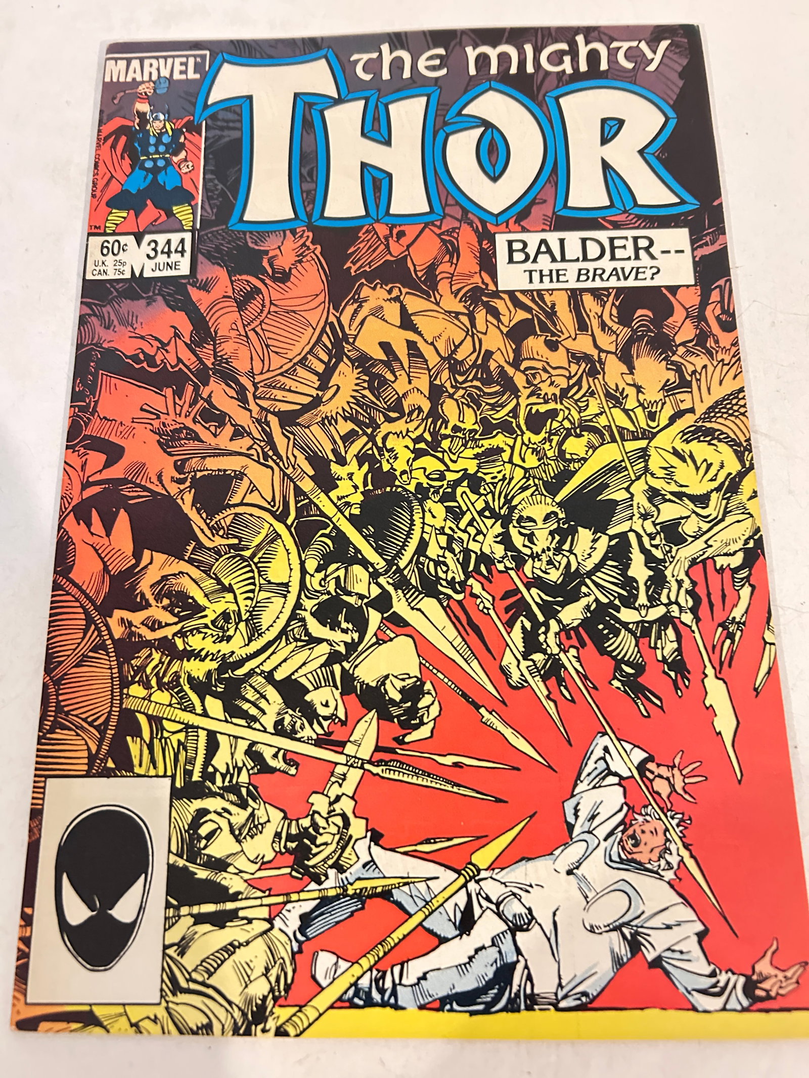 Vintage Comic Book The Mighty Thor # 344: Vintage Comic Book The Mighty Thor # 344 Please view all photos as they are part of the description and condition of this Item, Feel free to contact me with questions or picture requests! Used Item AS