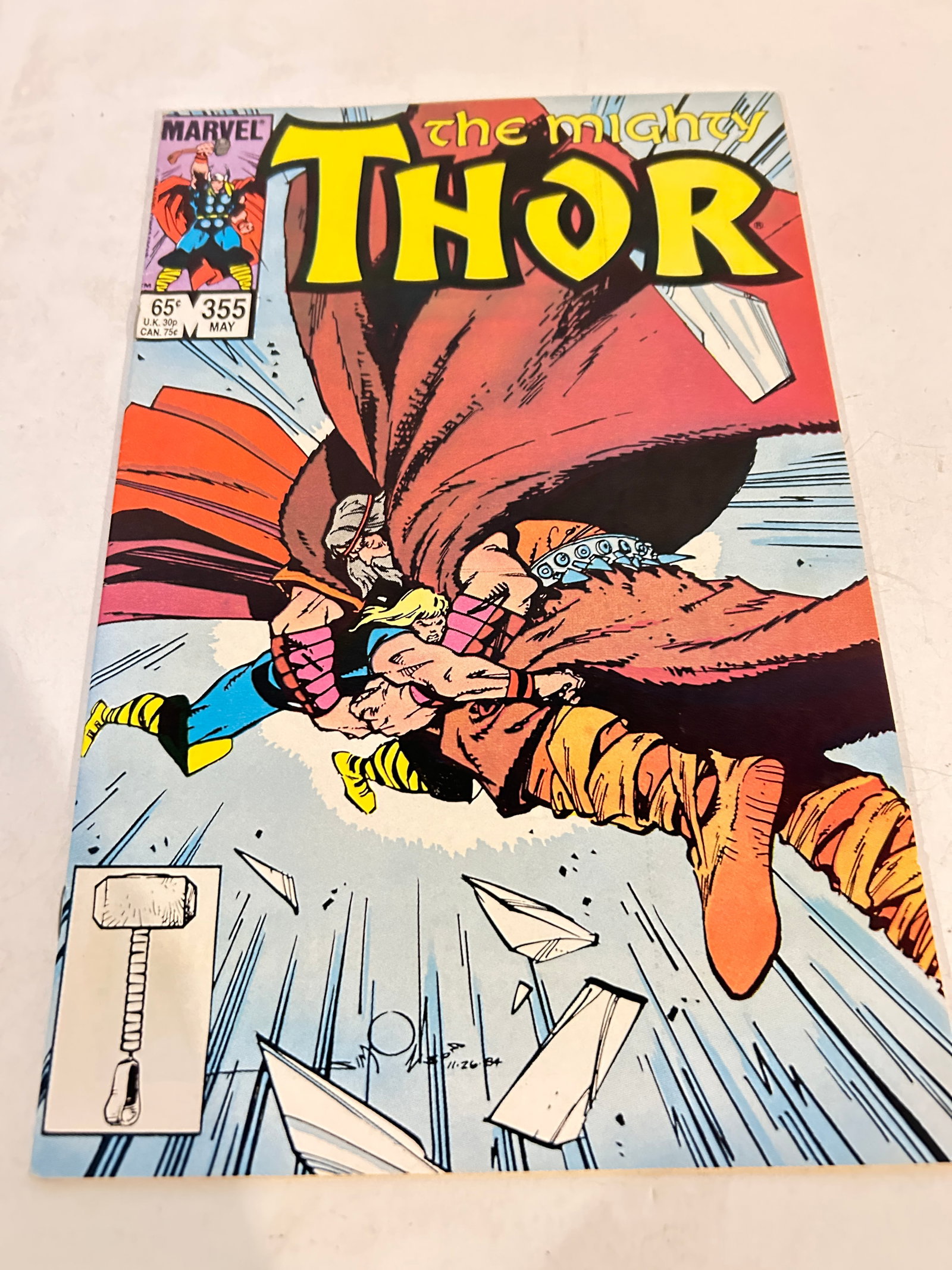 Vintage Comic Book The Mighty Thor # 355: Vintage Comic Book The Mighty Thor # 355 Please view all photos as they are part of the description and condition of this Item, Feel free to contact me with questions or picture requests! Used Item AS