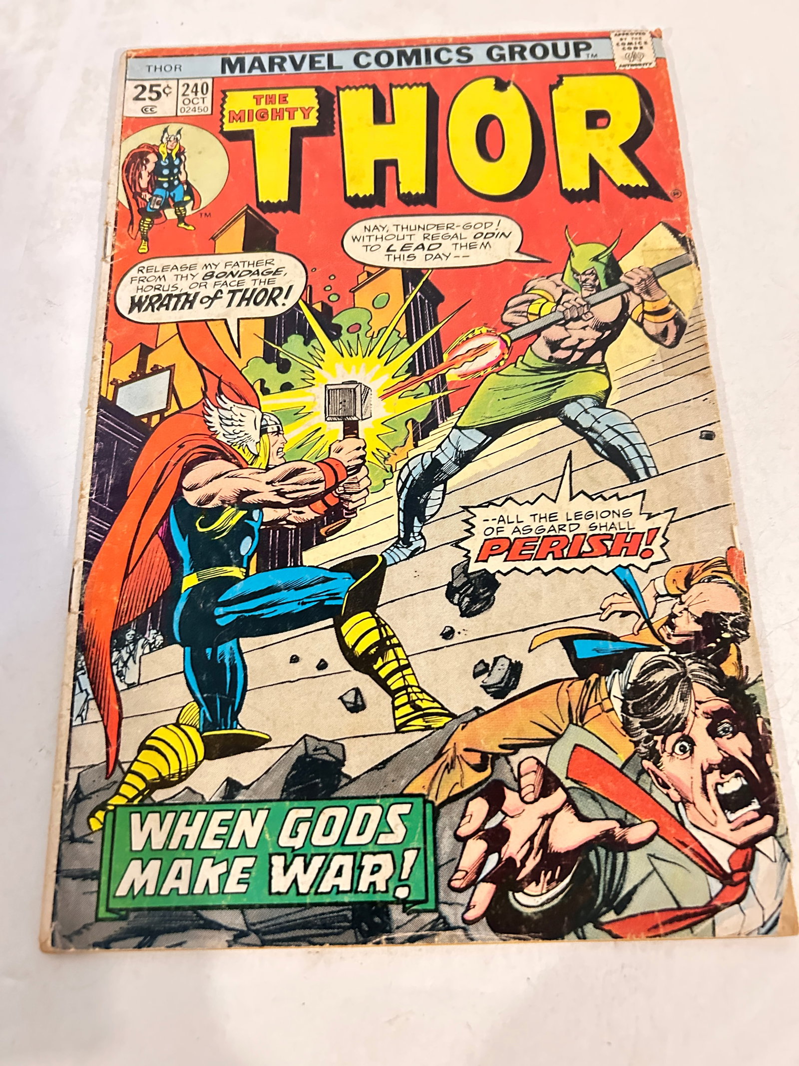 Vintage Comic Book The Mighty Thor # 240: Vintage Comic Book The Mighty Thor # 240 Please view all photos as they are part of the description and condition of this Item, Feel free to contact me with questions or picture requests! Used Item AS