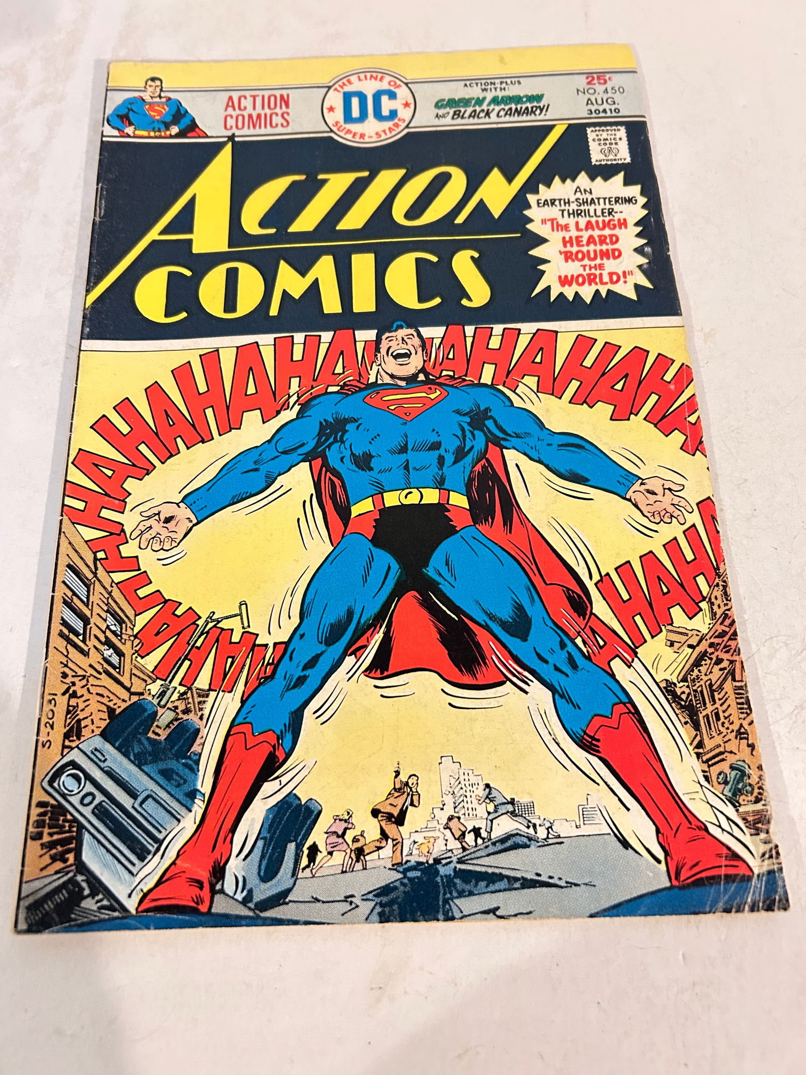 Vintage Comic Book Action Comics # 450 (1 of 2)