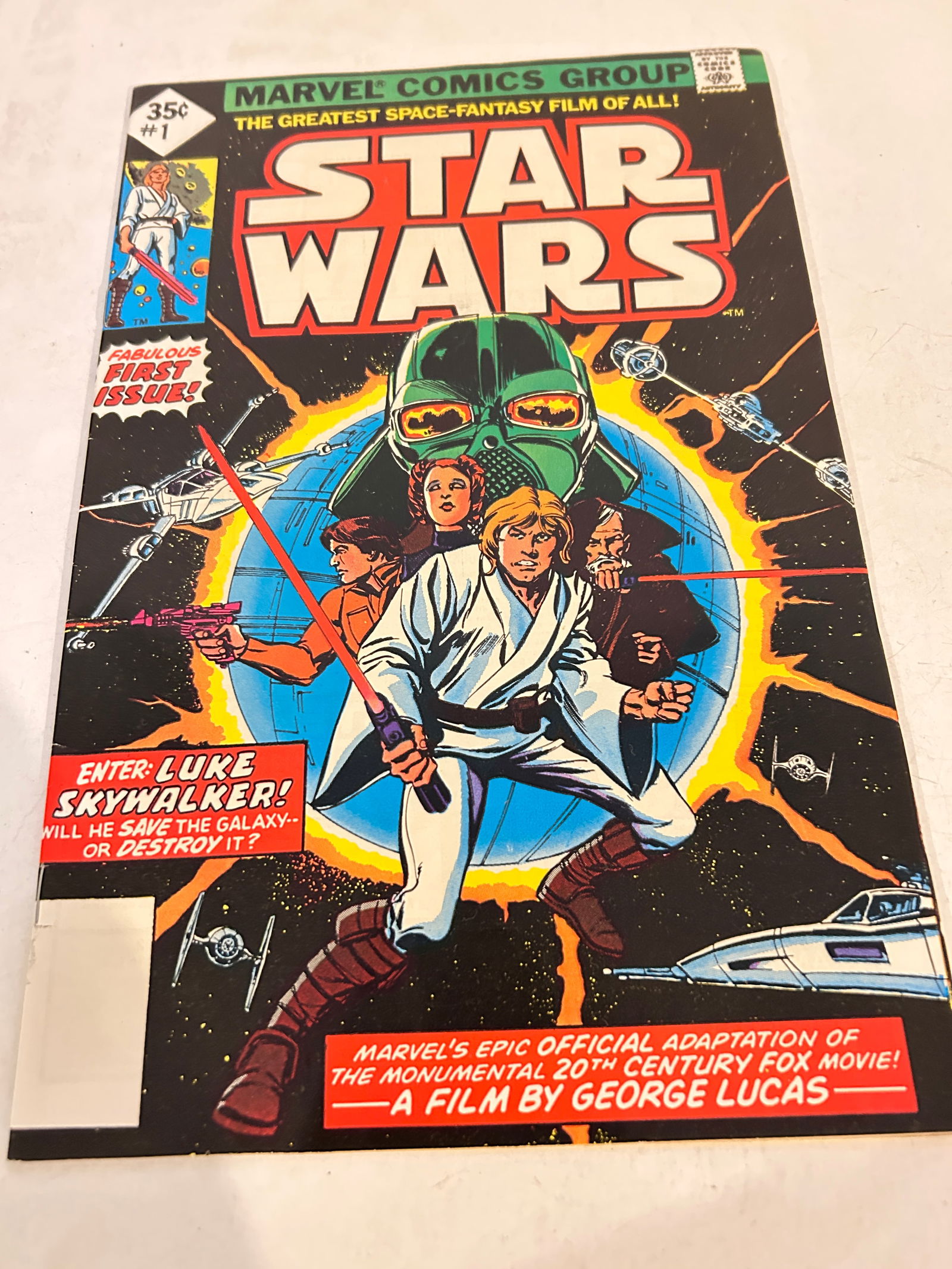 Vintage Comic Book Star Wars # 1 Whitman Variant (1 of 2)
