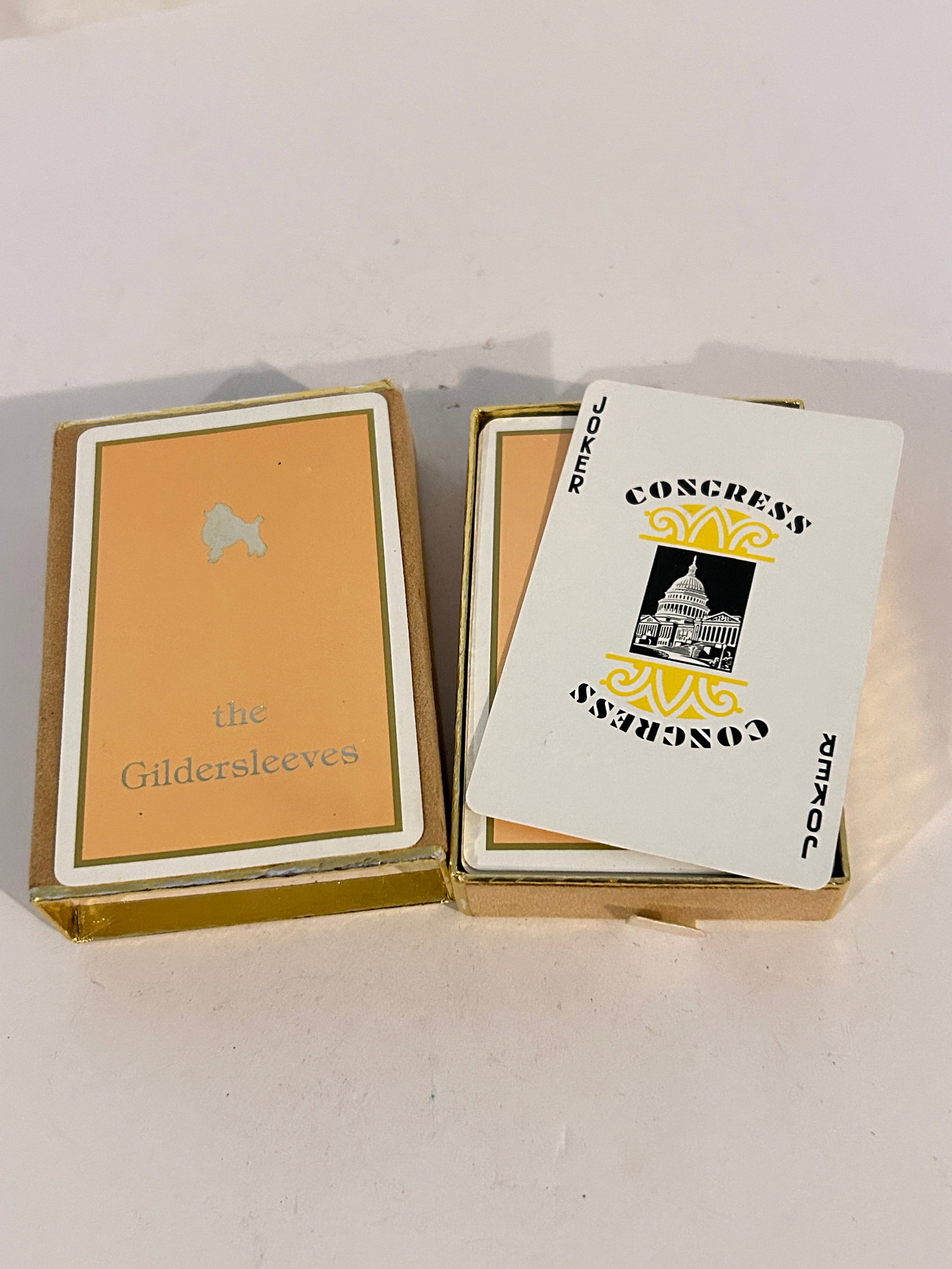 Vintage Congress Playing Cards the Gildersleeves: Vintage Congress Playing Cards the Gildersleeves Please view all photos as they are part of the description and condition of this Item, Feel free to contact me with questions or picture requests! Used
