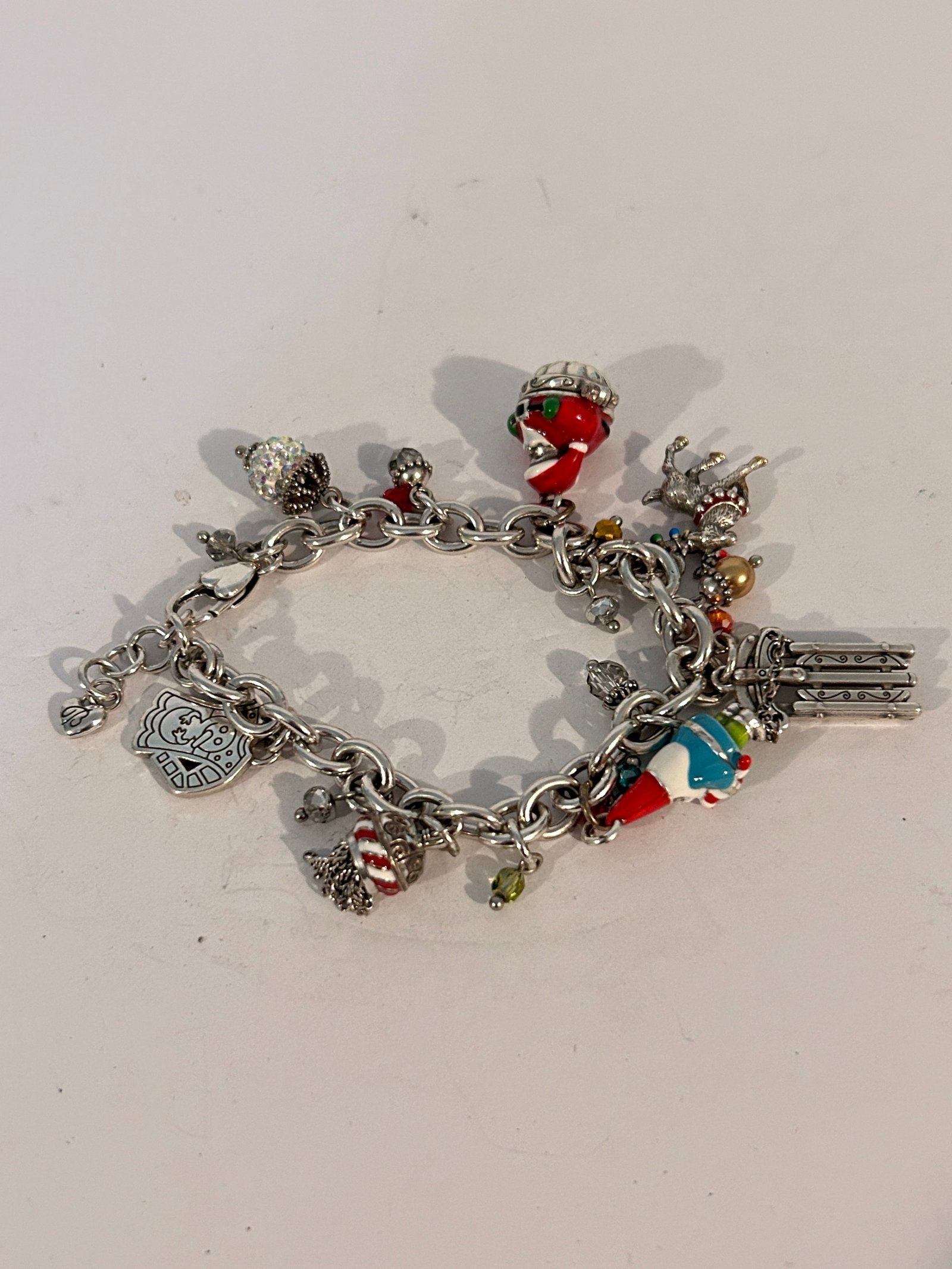 Vintage Brighton Charm Bracelet 7": Vintage Brighton Charm Bracelet 7" Please view all photos as they are part of the description and condition of this Item, Feel free to contact me with questions or picture requests! Used Item AS IS