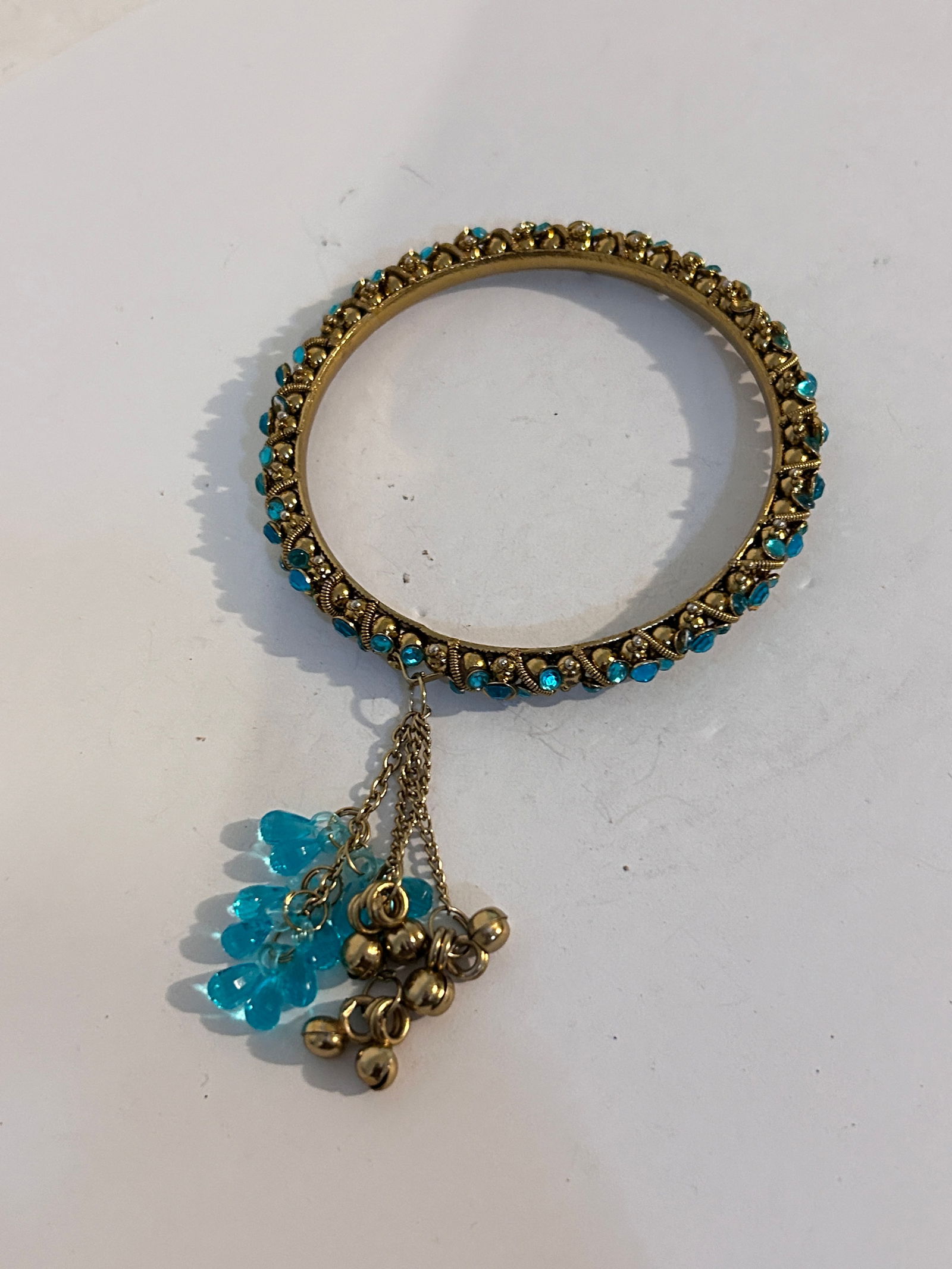 Vintage Rhinestone large Bracelet 9" (1 of 4)