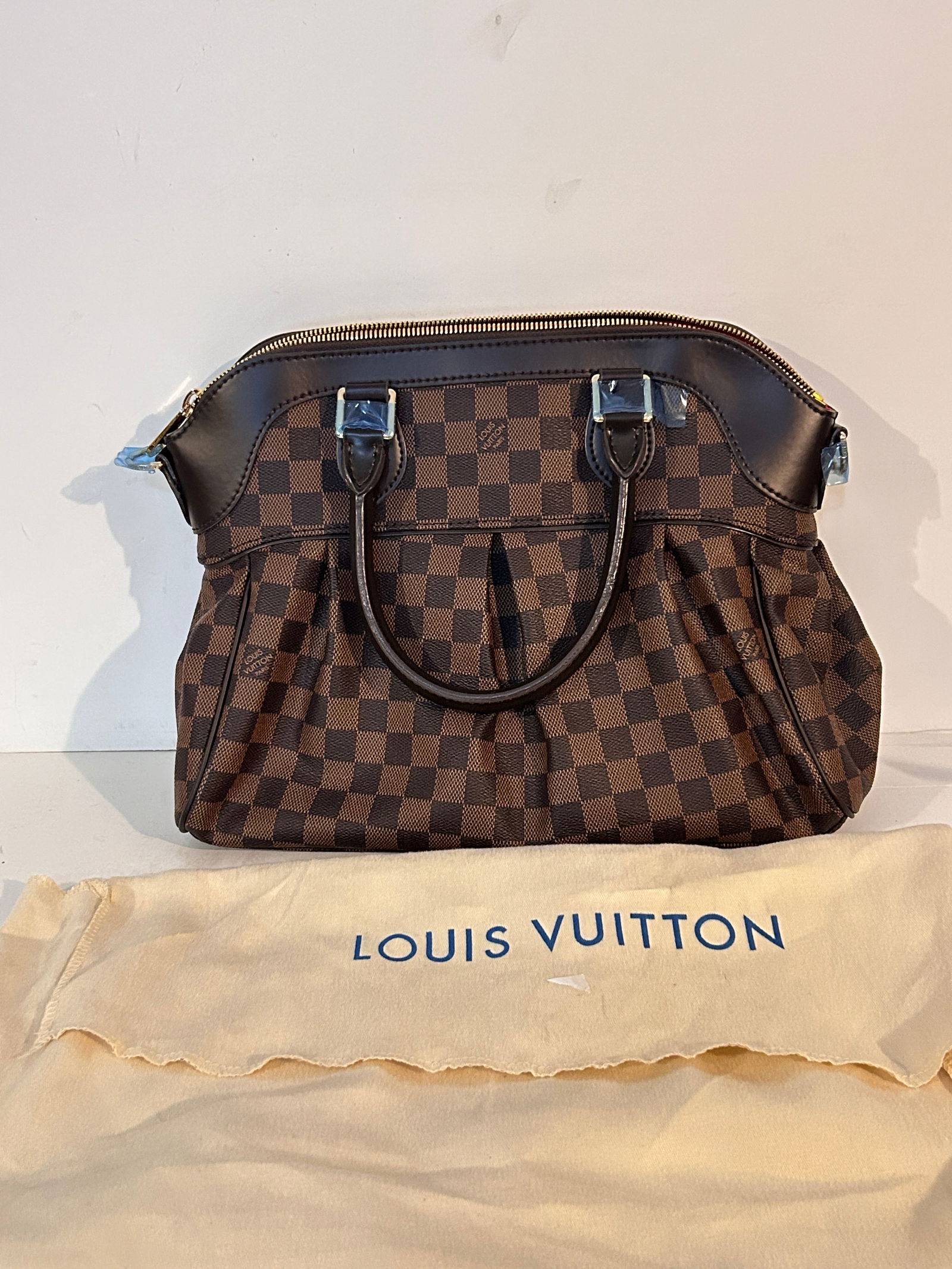 Louis Vuitton Trevi SP1128 Damier Ebene Canvas Brown Shoulder Handbag New (1 of 7)