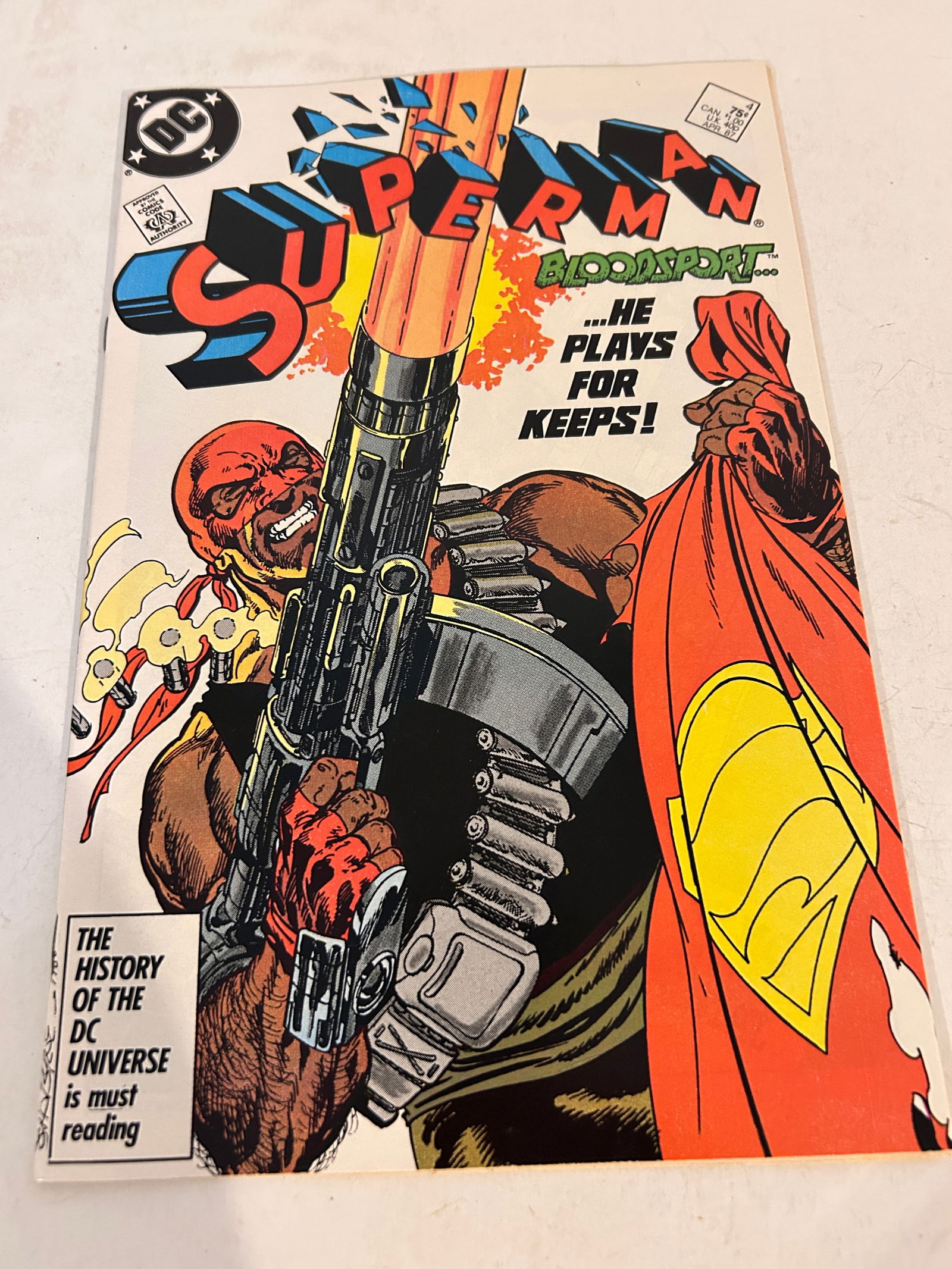 Vintage Comic Book Superman # 4 (1 of 2)