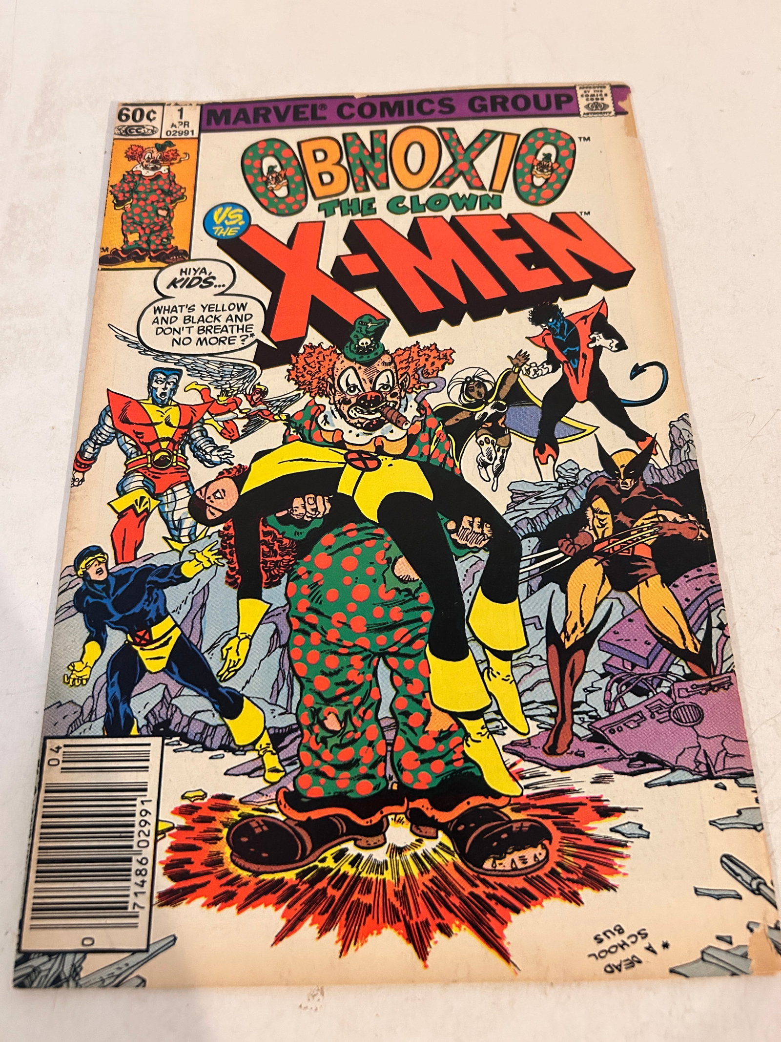 Vintage Comic Book Obnoxio the Clown X-Men # 1: Vintage Comic Book Obnoxio the Clown X-Men # 1 Please view all photos as they are part of the description and condition of this Item, Feel free to contact me with questions or picture requests! Used I
