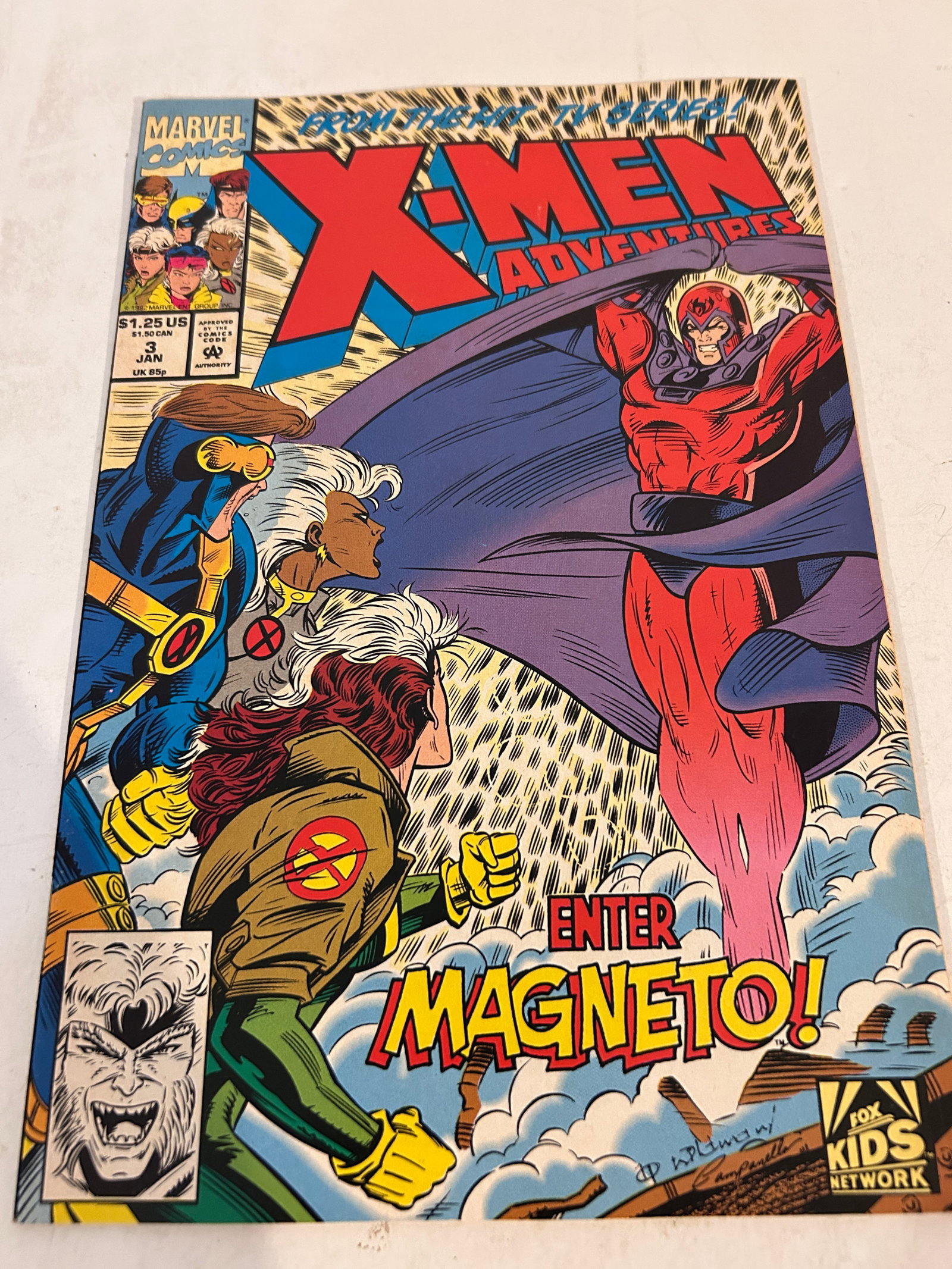 Vintage Comic Book X-Men Adventures # 3 (1 of 2)