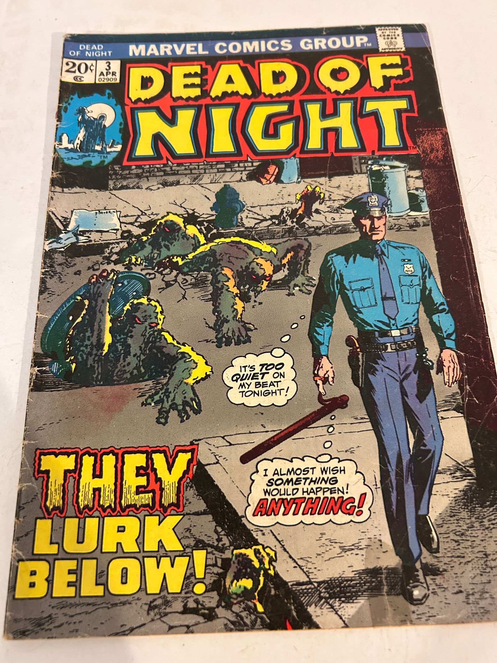 Vintage Comic Book Dead of The Night # 3 (1 of 2)
