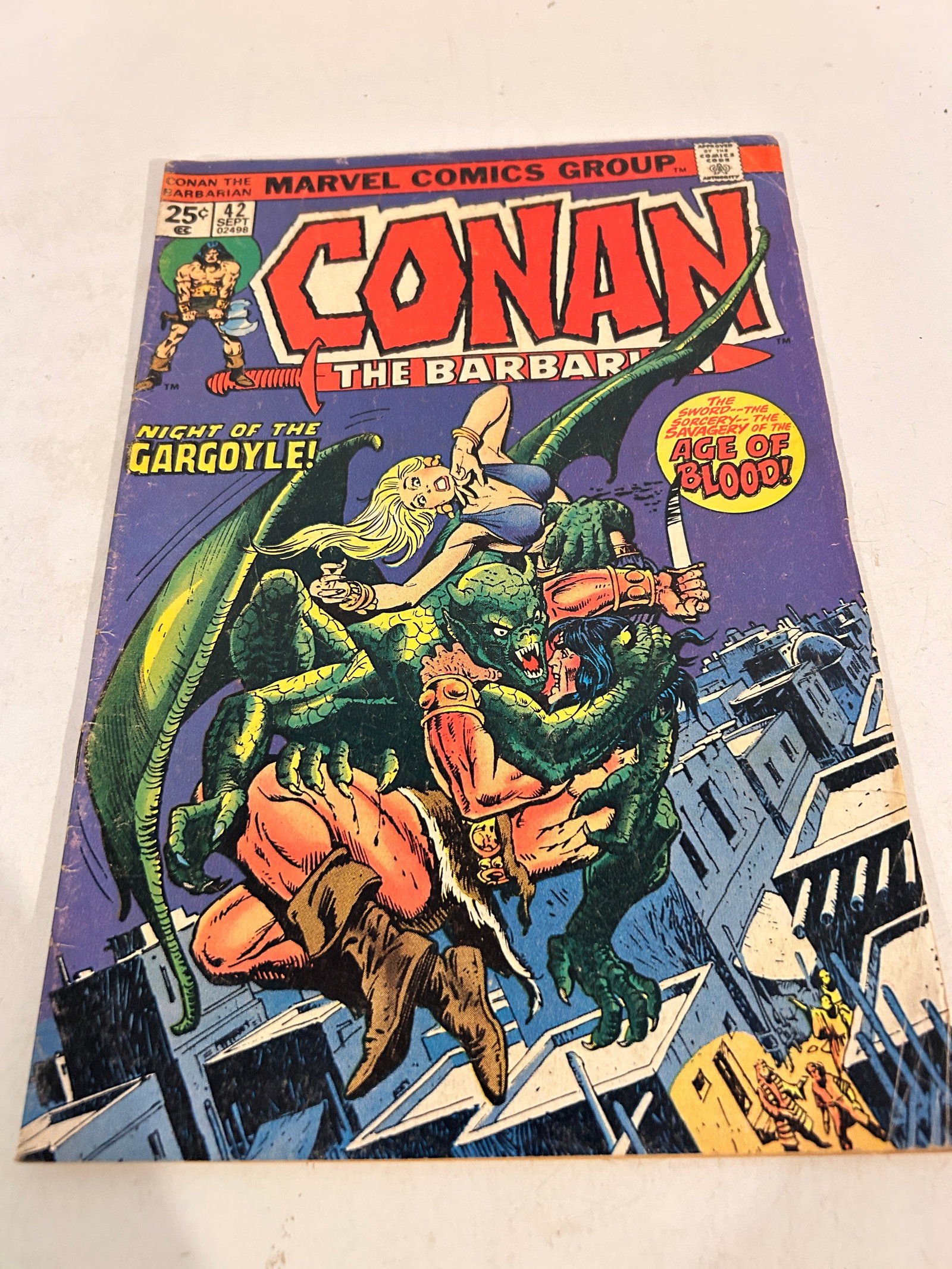 Vintage Comic Book Conan the Barbarian # 42: Vintage Comic Book Conan the Barbarian # 42 Please view all photos as they are part of the description and condition of this Item, Feel free to contact me with questions or picture requests! Used Item