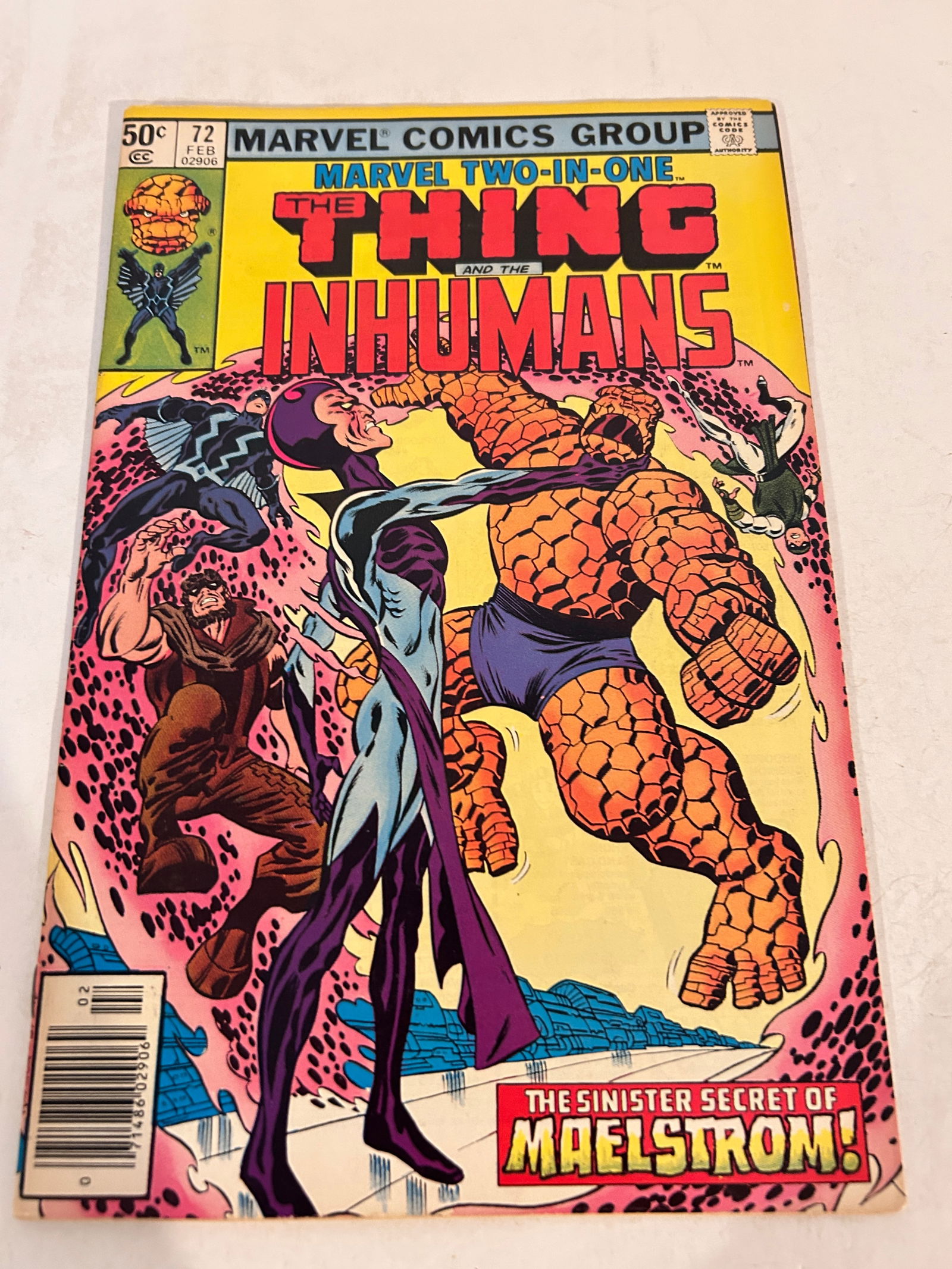 Vintage Comic Book Marvel Two In One # 72 (1 of 2)