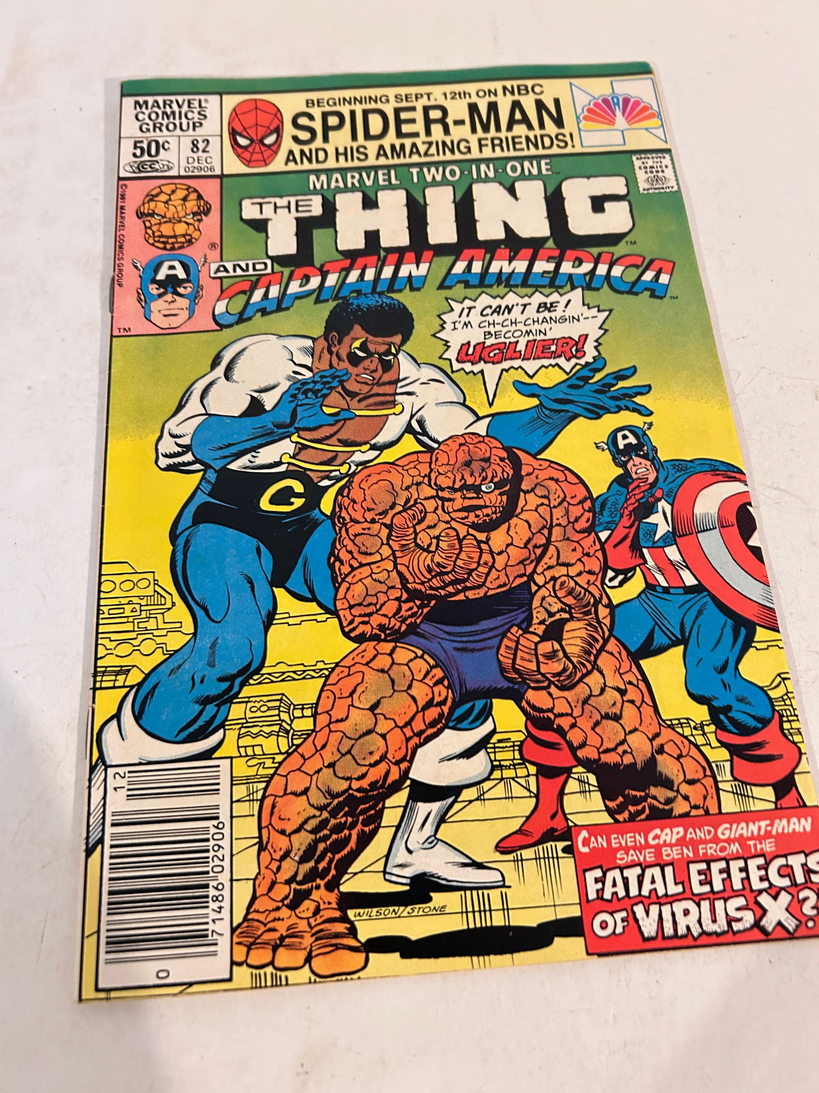 Vintage Comic Book Marvel Two In One # 82 (1 of 2)