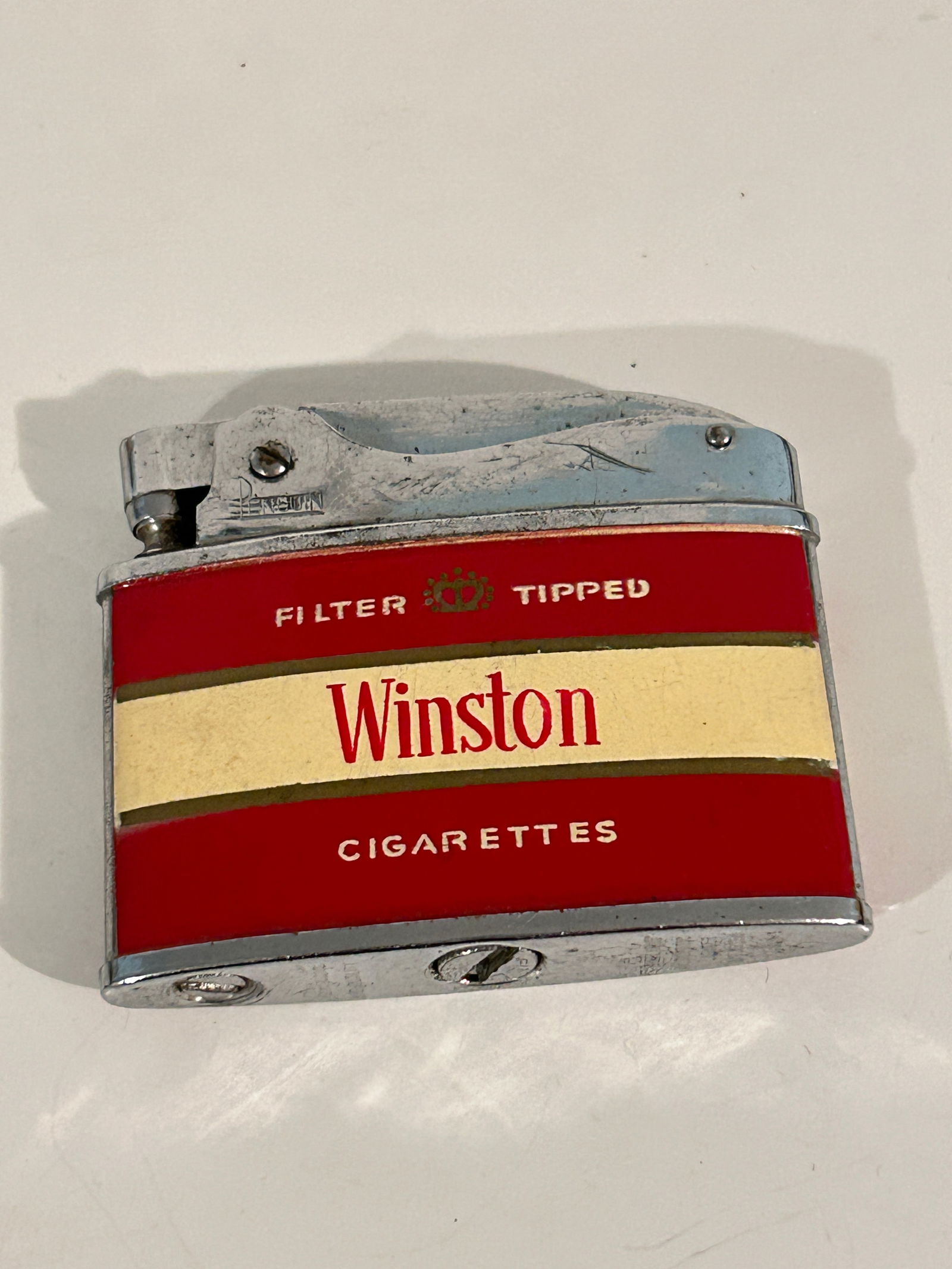 Vintage Penguin lighter advertising Winston Cigarettes (1 of 7)