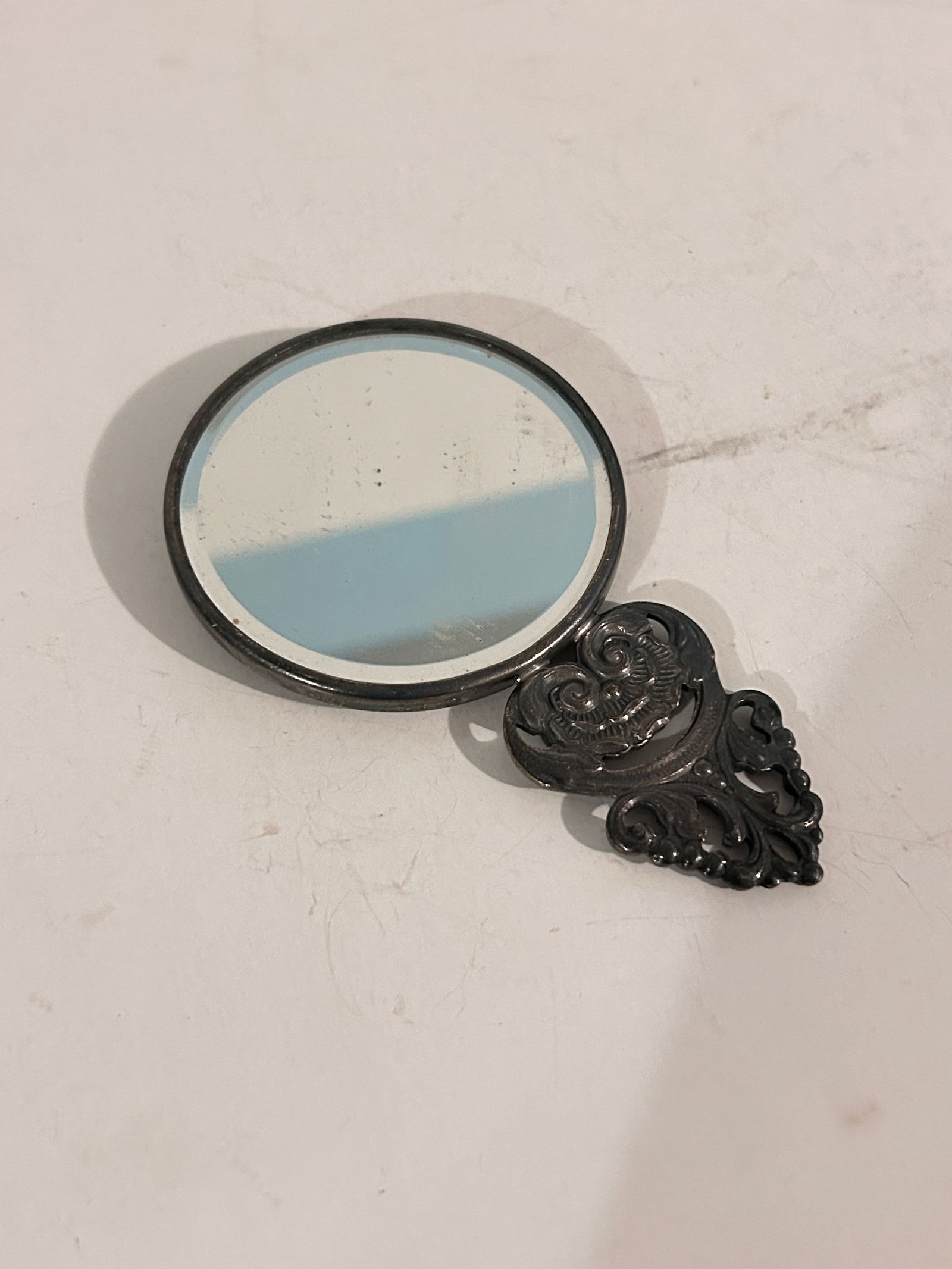 Vintage Victorian Style Mini Mirror (1 of 4)