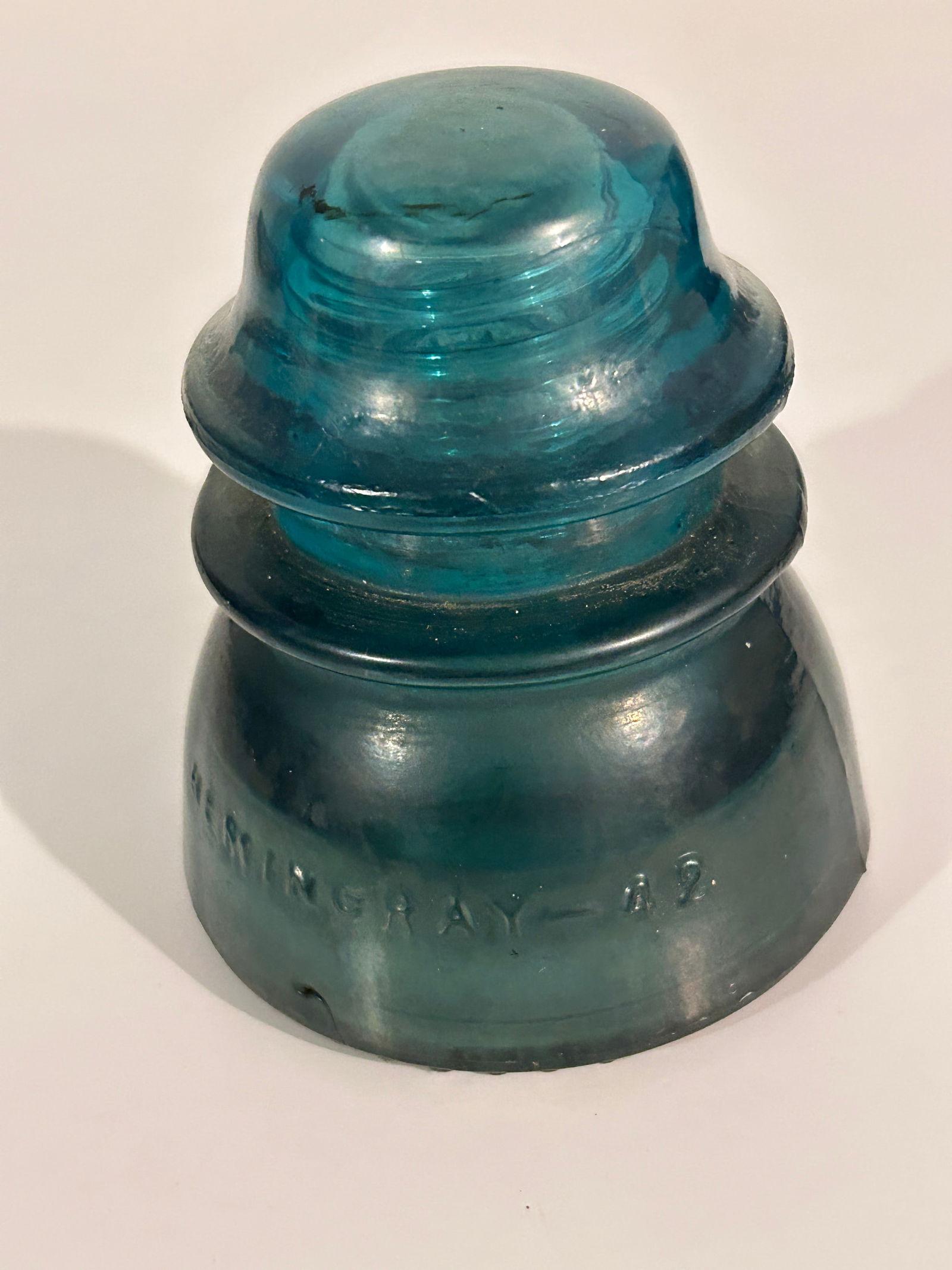 Vintage Hemingray #42 Glass Electrical Insulator (1 of 4)