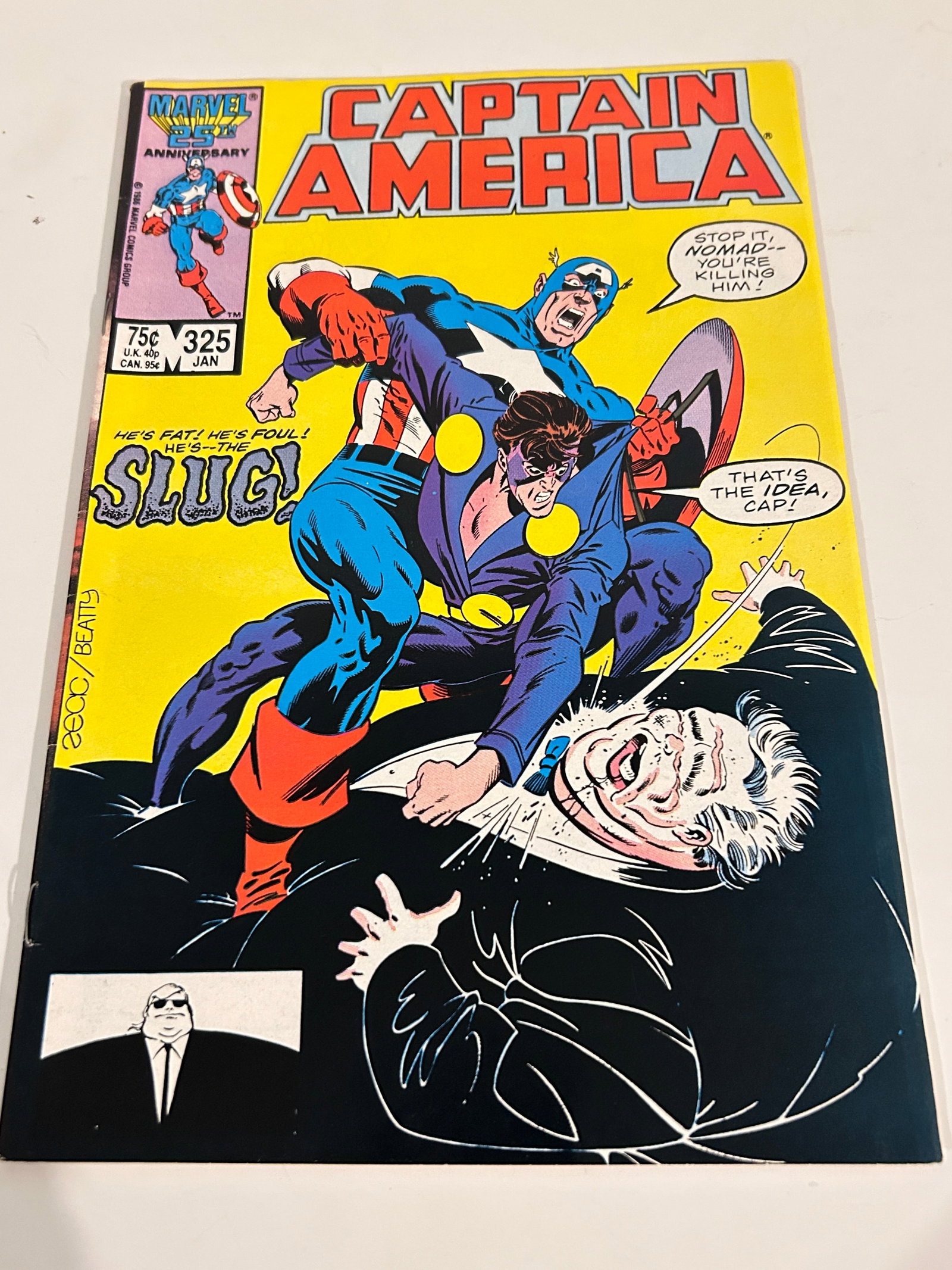 Vintage Comic Book Captain America # 325: Vintage Comic Book Captain America # 325 Please view all photos as they are part of the description and condition of this Item, Feel free to contact me with questions or picture requests! Used Item AS