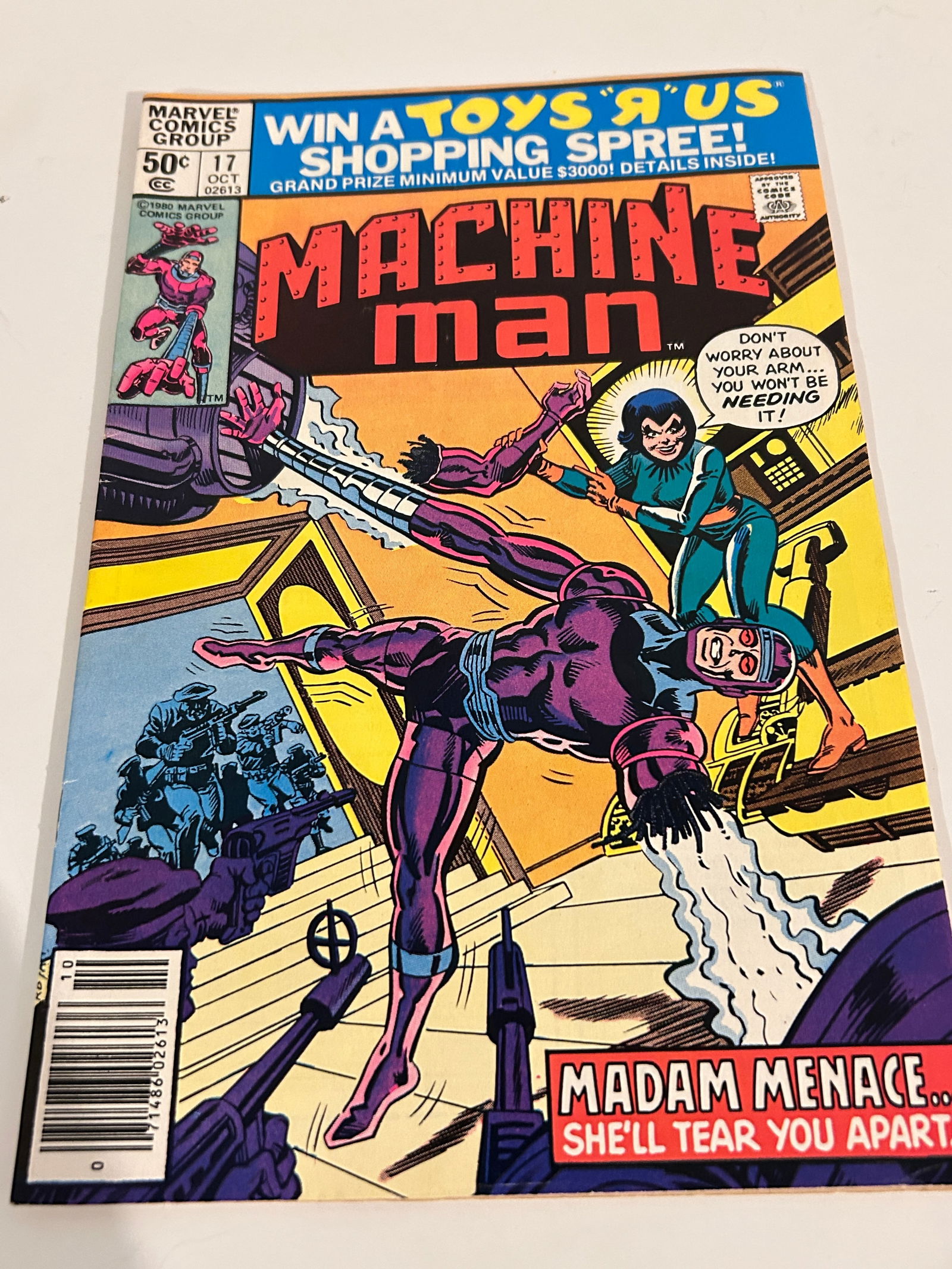 Vintage Comic Book Machine Man # 17 (1 of 2)