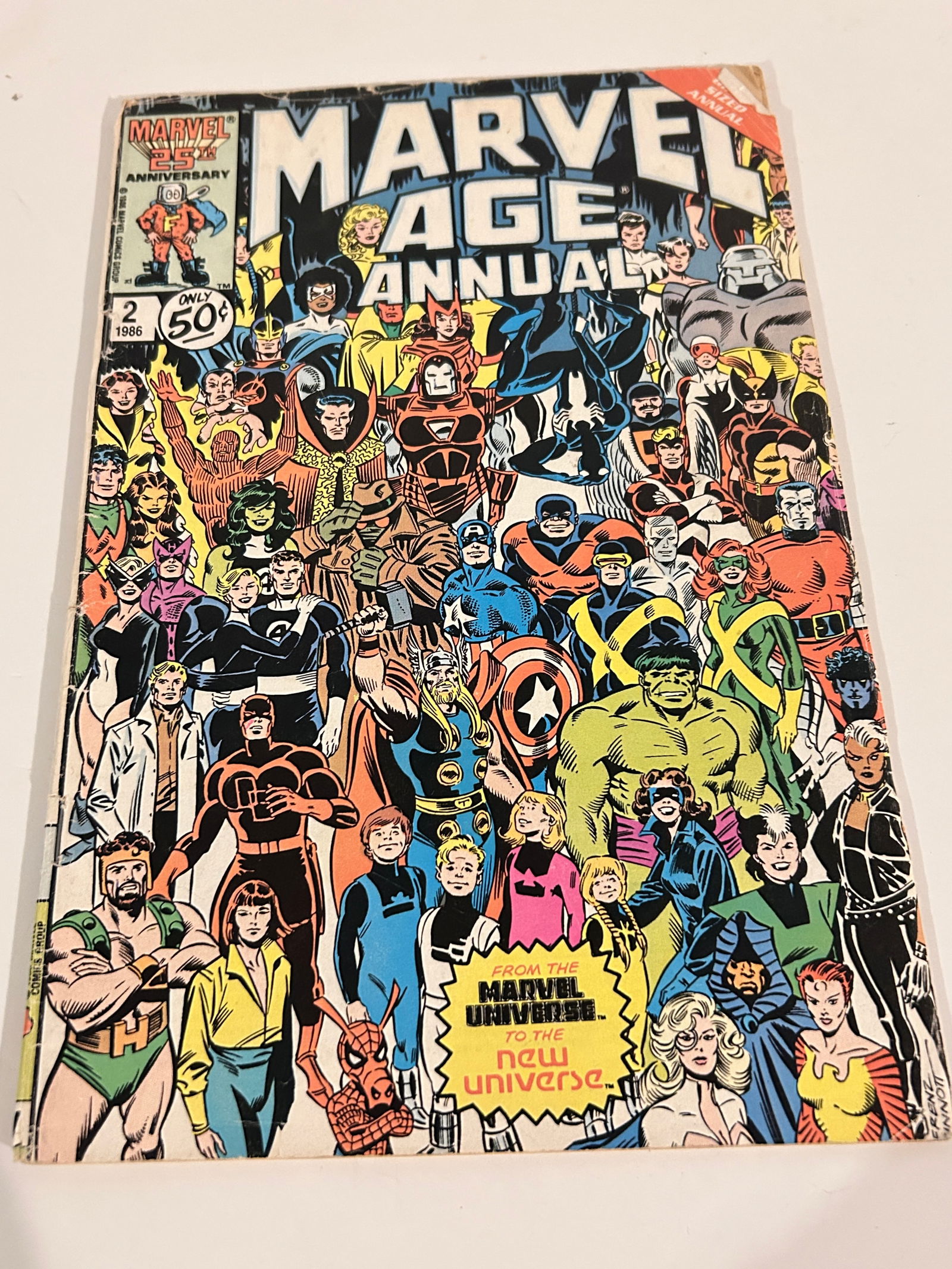 Vintage Comic Book Marvel Age Annual # 2 (1 of 2)