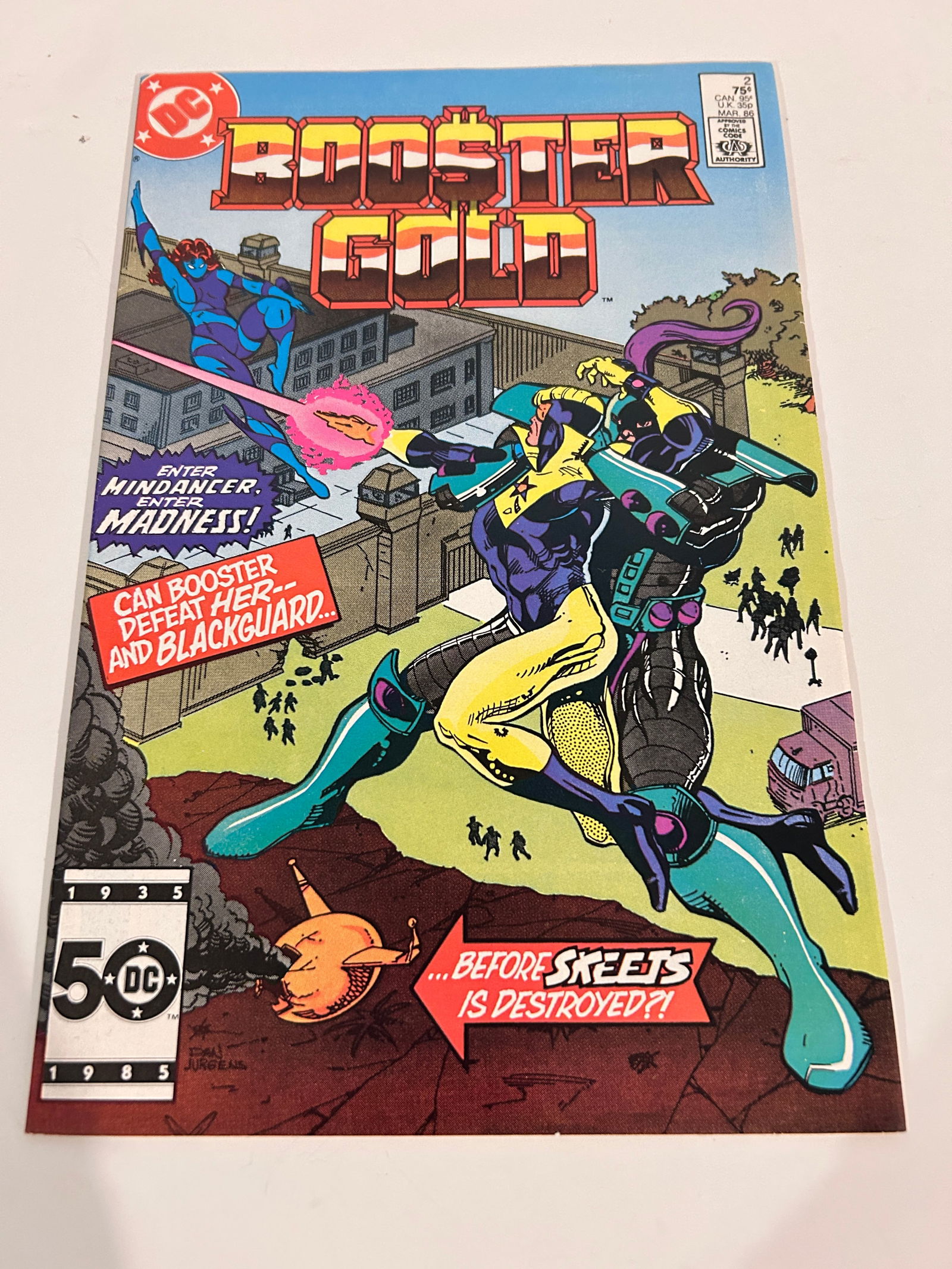 Vintage Comic Book Booster Gold # 2 (1 of 2)