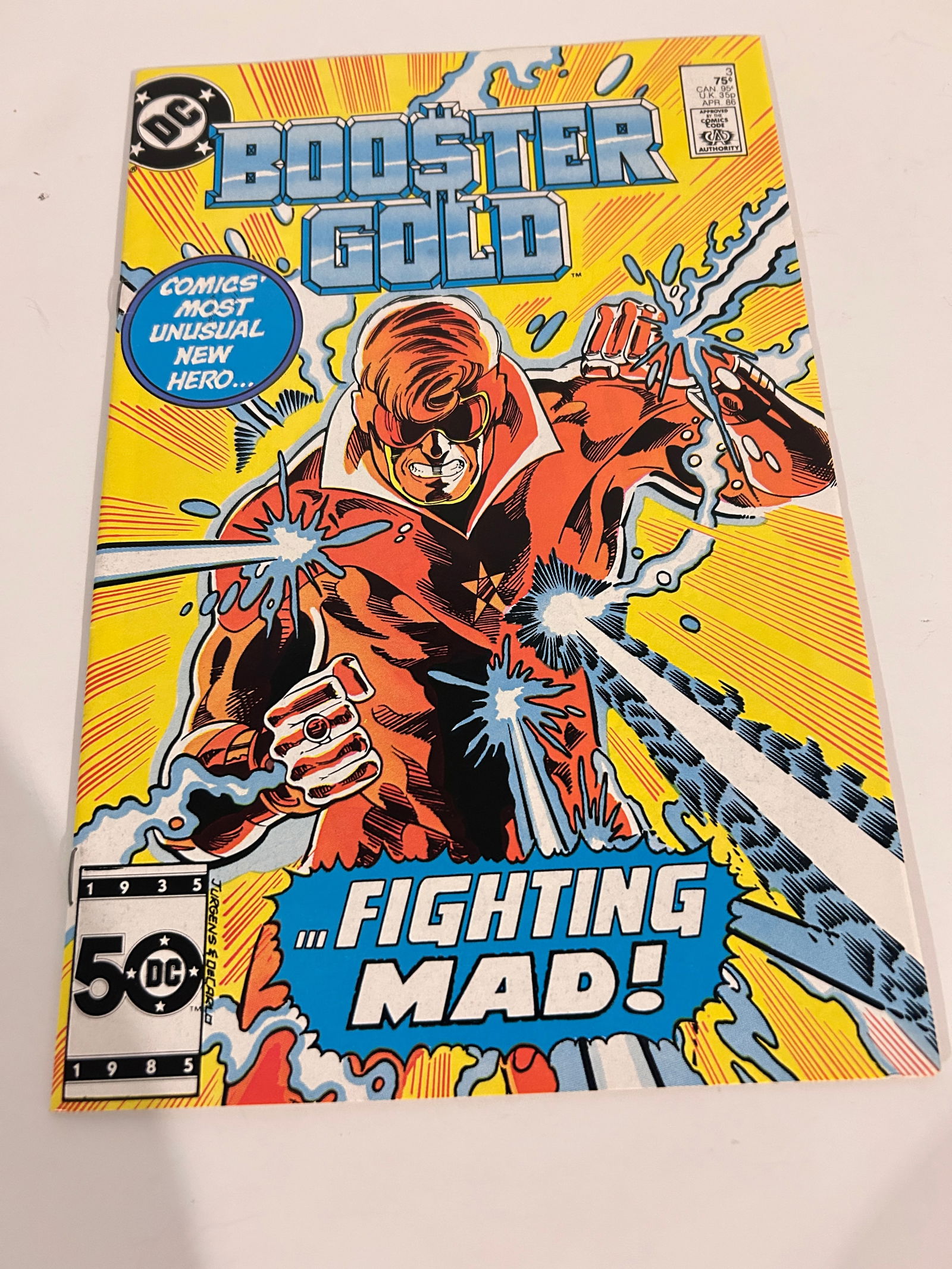 Vintage Comic Book Booster Gold # 3 (1 of 2)