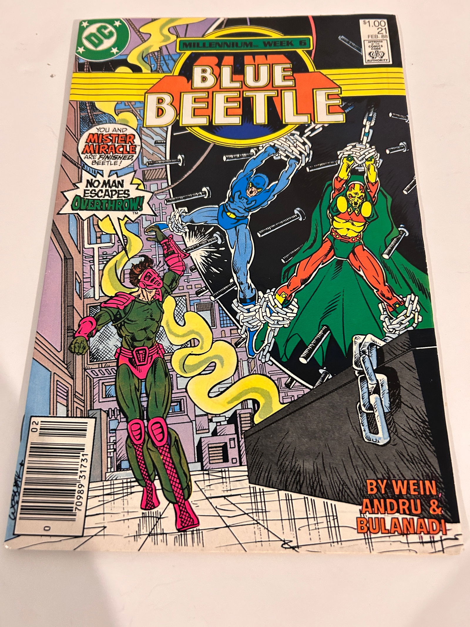 Vintage Comic Book Blue Beetle # 21 (1 of 2)