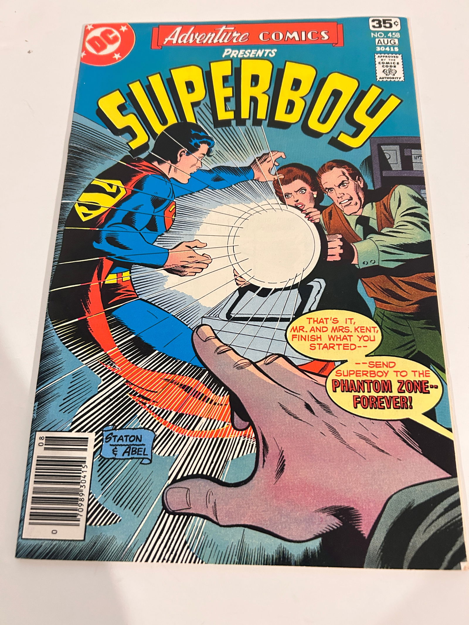 Vintage Comic Book Superboy # 458 (1 of 2)