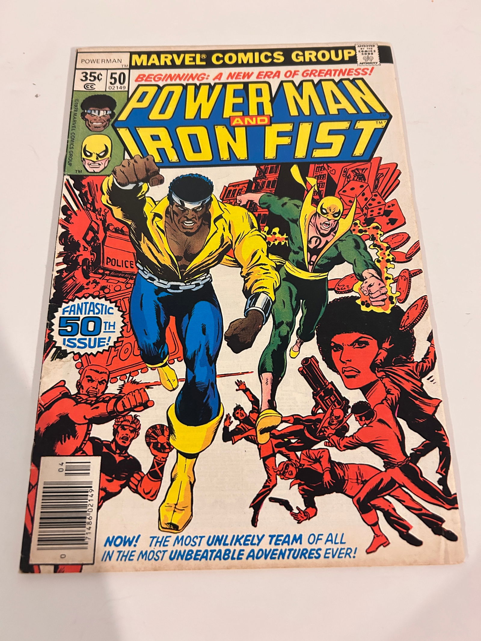 Vintage Comic Book Power Man & Iron Fist # 50 (1 of 2)