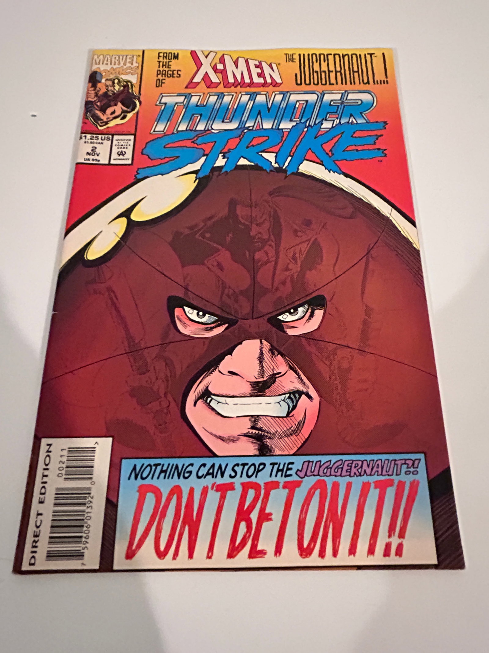 Vintage Comic Book X-Men Thunder Strike # 2 (1 of 2)